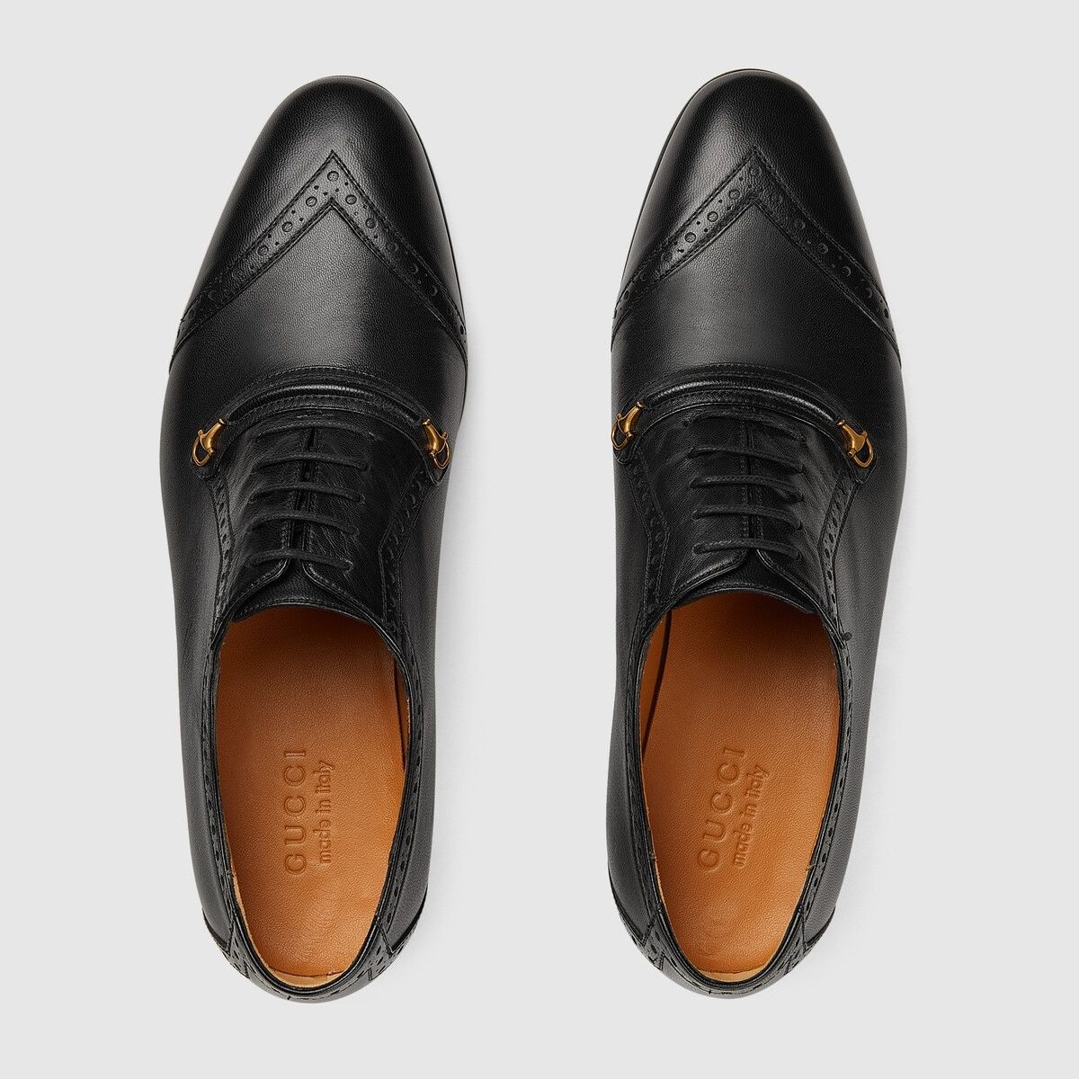 Gucci o1s1wg110125 Lace-Up Shoes in Black Size US 12.5 / EU 45-46 - 5 Thumbnail