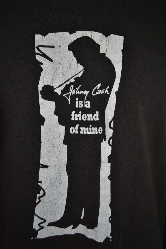 Band Tees × Vintage Johnny Cash is a Friend of Mine Distressed Vintage tee XL Size US XL / EU 56 / 4 - 6 Thumbnail