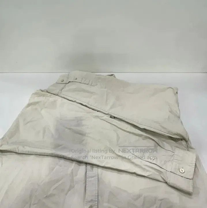 Balenciaga Balenciaga FW22 Beige Single Button Long Sleeve Shirt. Size US M / EU 48-50 / 2 - 2 Thumbnail