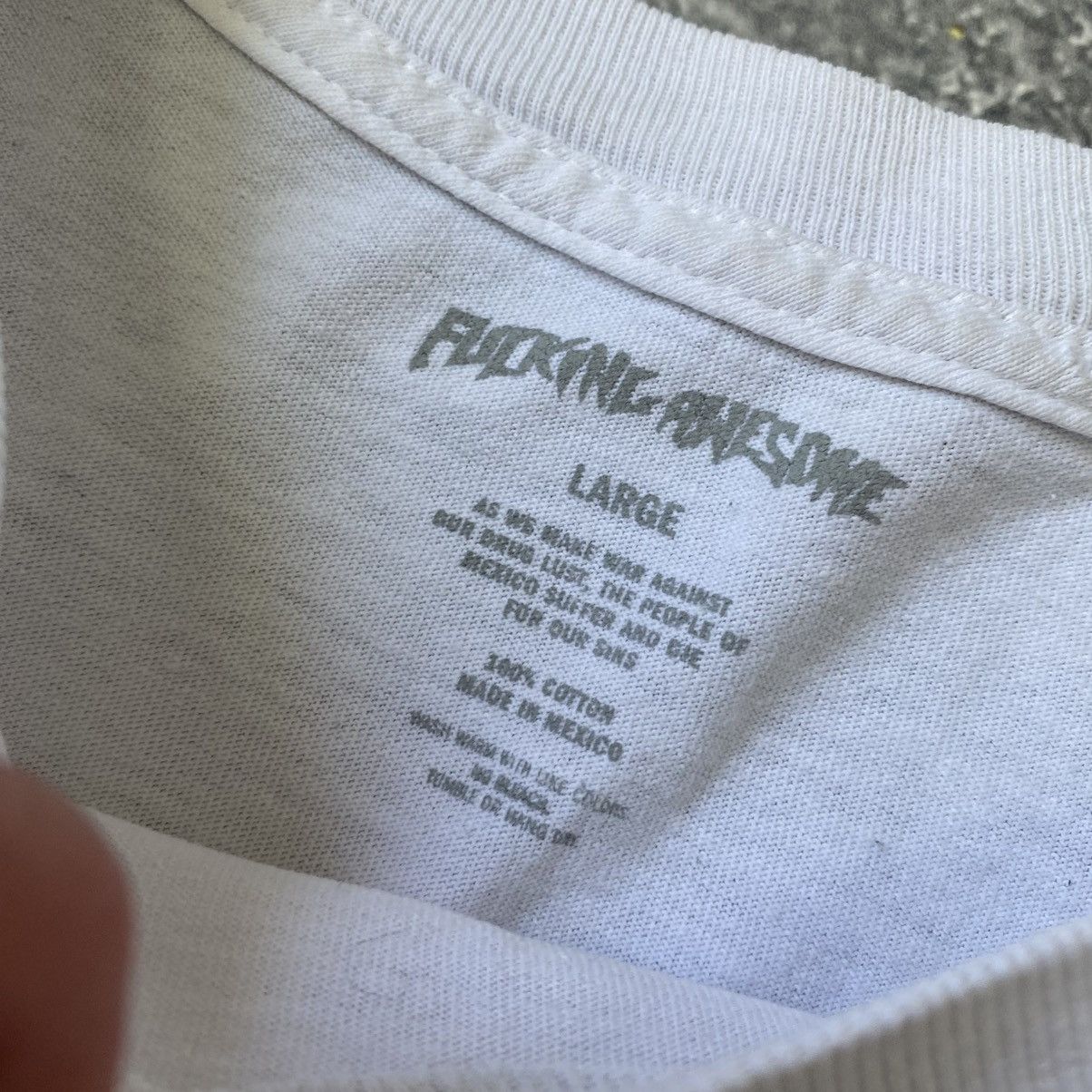 Fucking Awesome × Japanese Brand Men’s Fucking Awesome Big Logo Designer skategang Longsleeve Size US L / EU 52-54 / 3 - 9 Thumbnail
