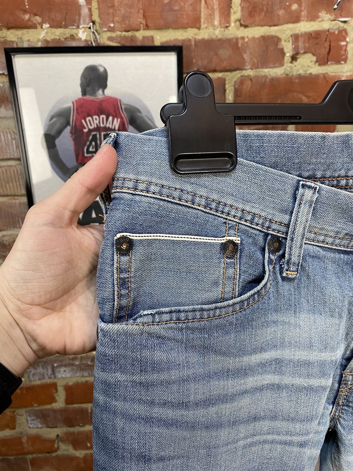 Edwin Edwin SK505S Customized Selvedge Blue Jeans Size US 32 / EU 48 - 6 Thumbnail