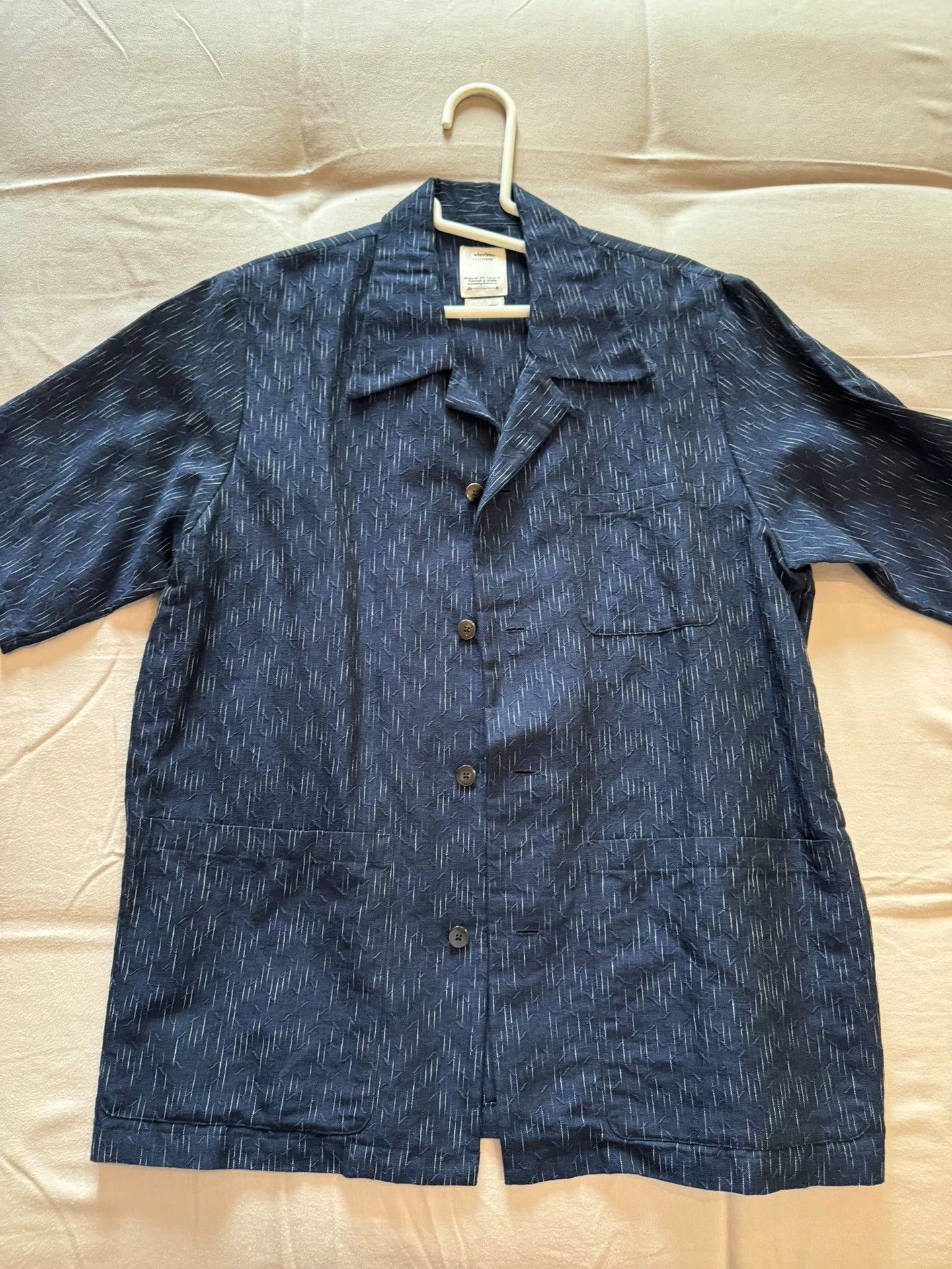 Visvim 19SS Visvim ellery shirt navy Size US M / EU 48-50 / 2 - 1 Thumbnail