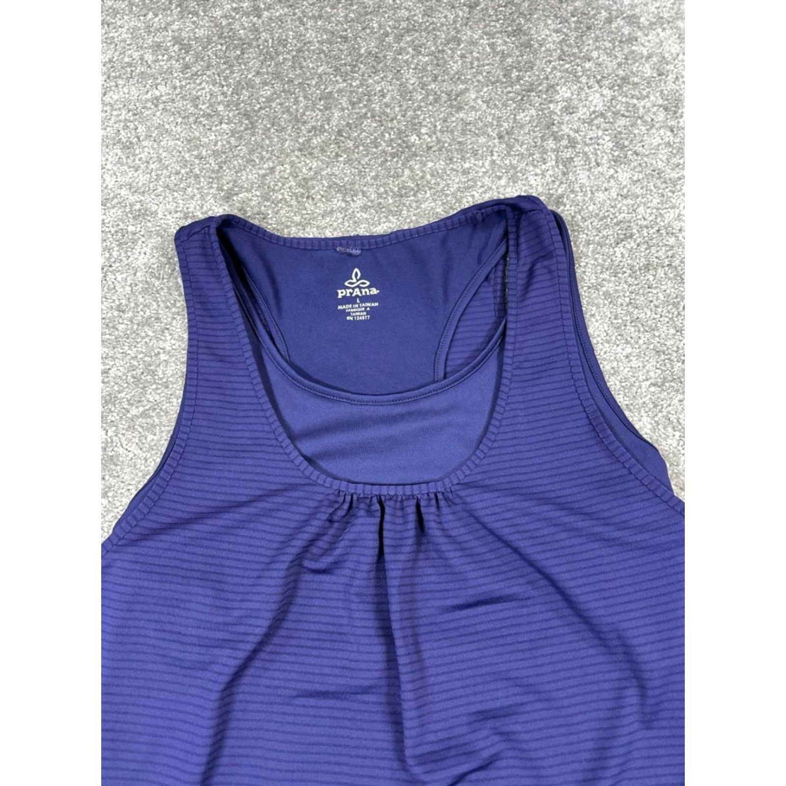 Prana prAna Shirt Womens Large Blue Tank Top Size L / US 10 / IT 46 - 2 Thumbnail