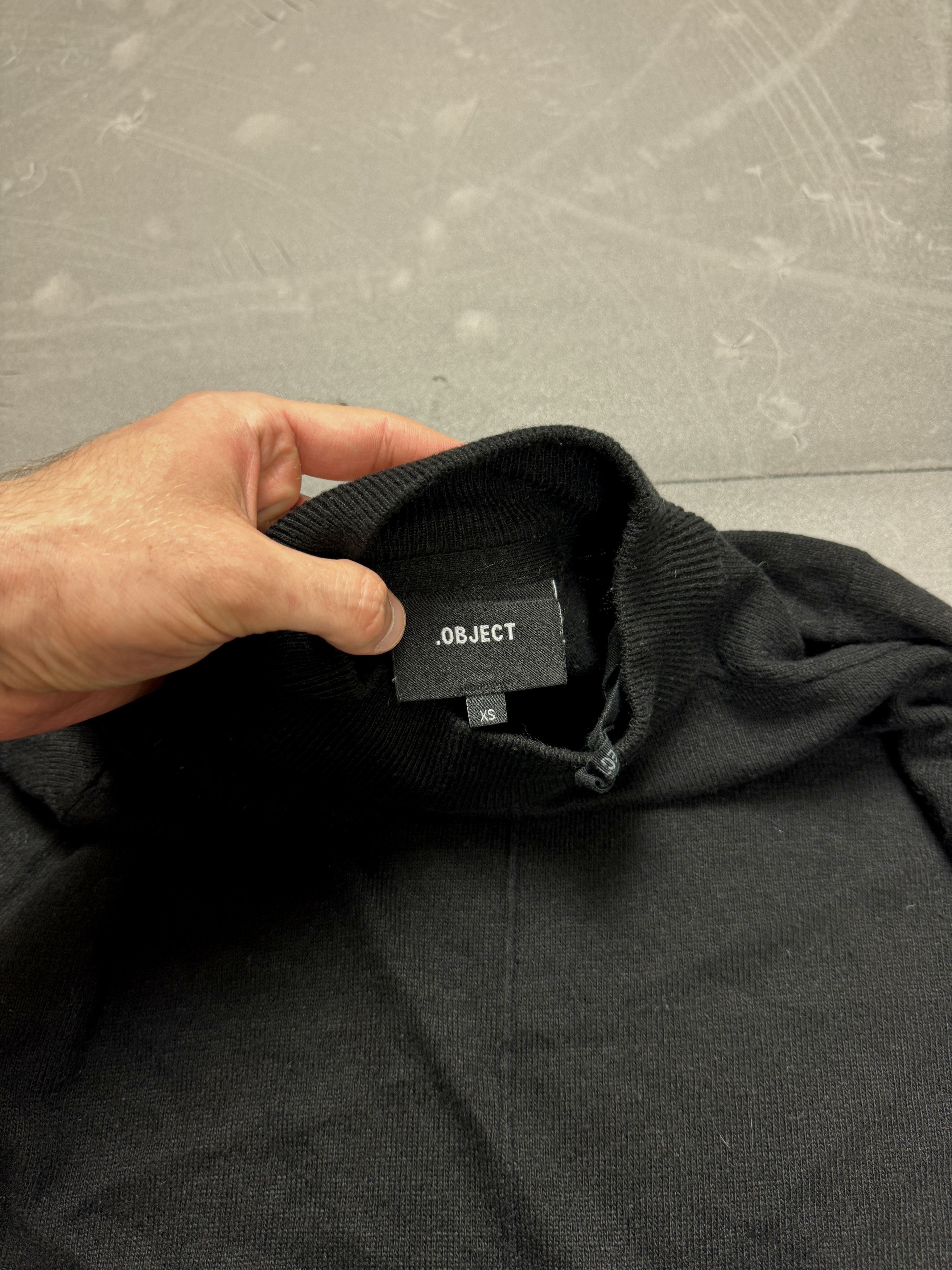 Vintage .Object black sweater turtleneck retro coquette aesthetic Size XS / US 0-2 / IT 36-38 - 6 Thumbnail