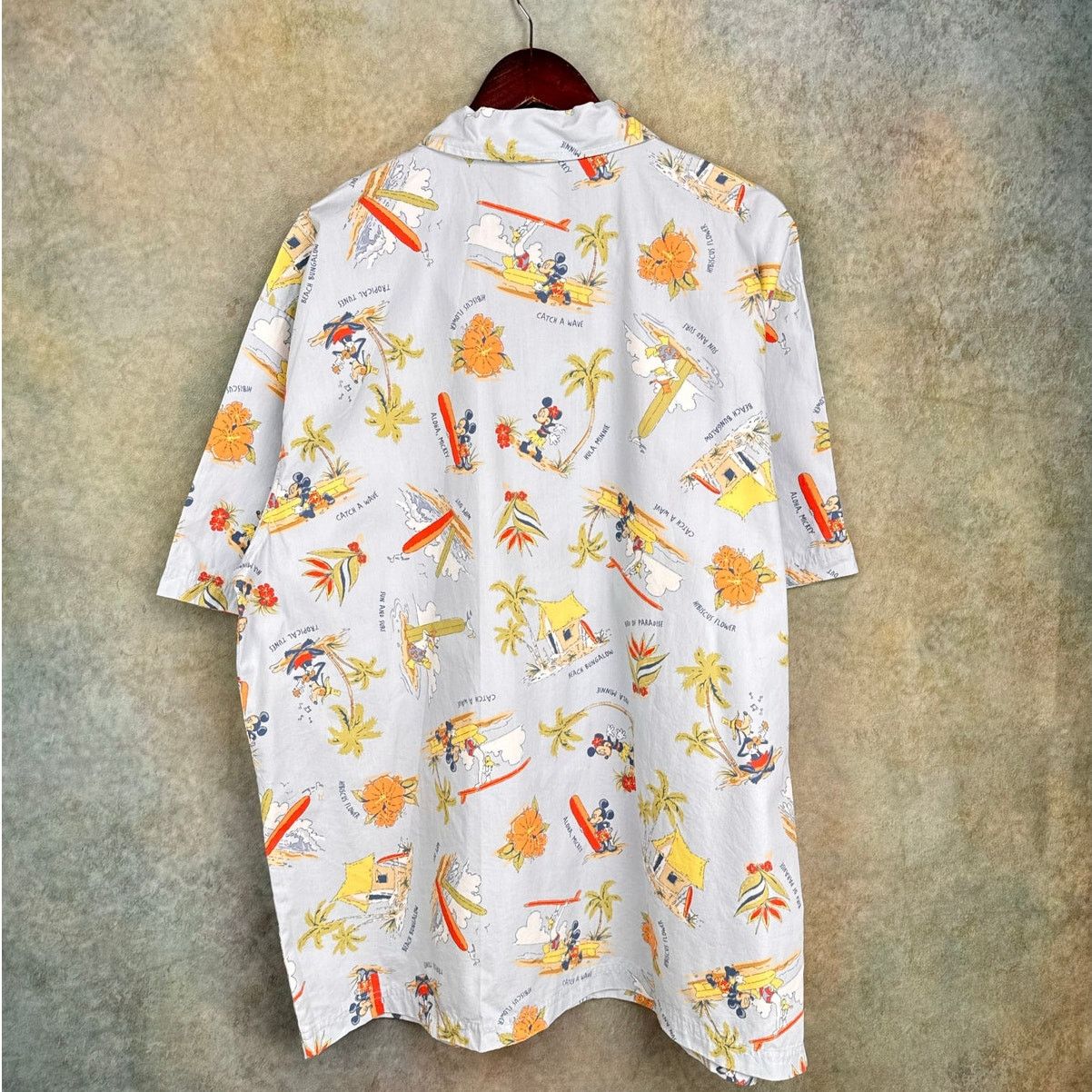 Disney Y2K Disney Hawaiian Button Up Shirt Sz XL Light Blue AOP Size US XL / EU 56 / 4 - 3 Thumbnail