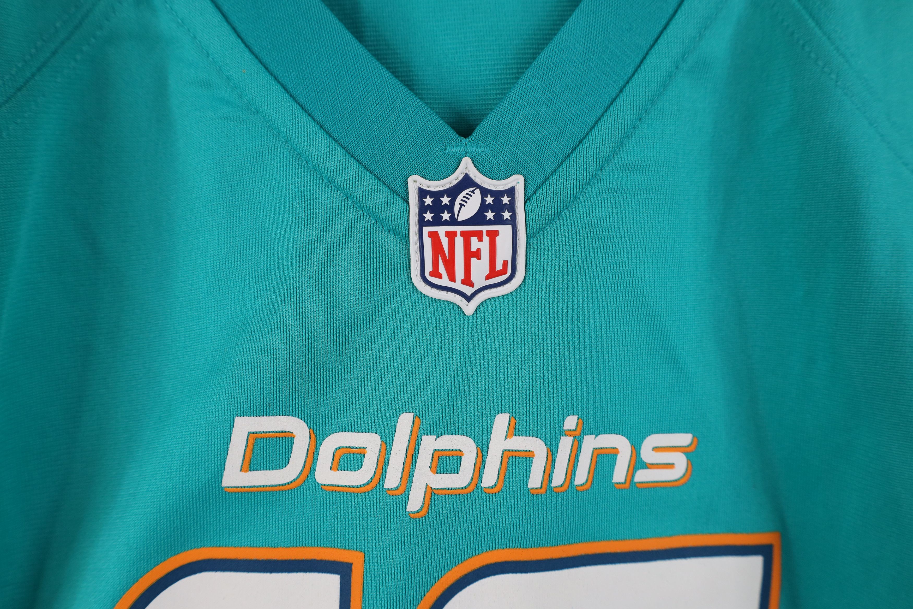 Nike Nike On Field Miami Dolphins Football Jersey Teal #17 Size XL / US 12-14 / IT 48-50 - 6 Thumbnail