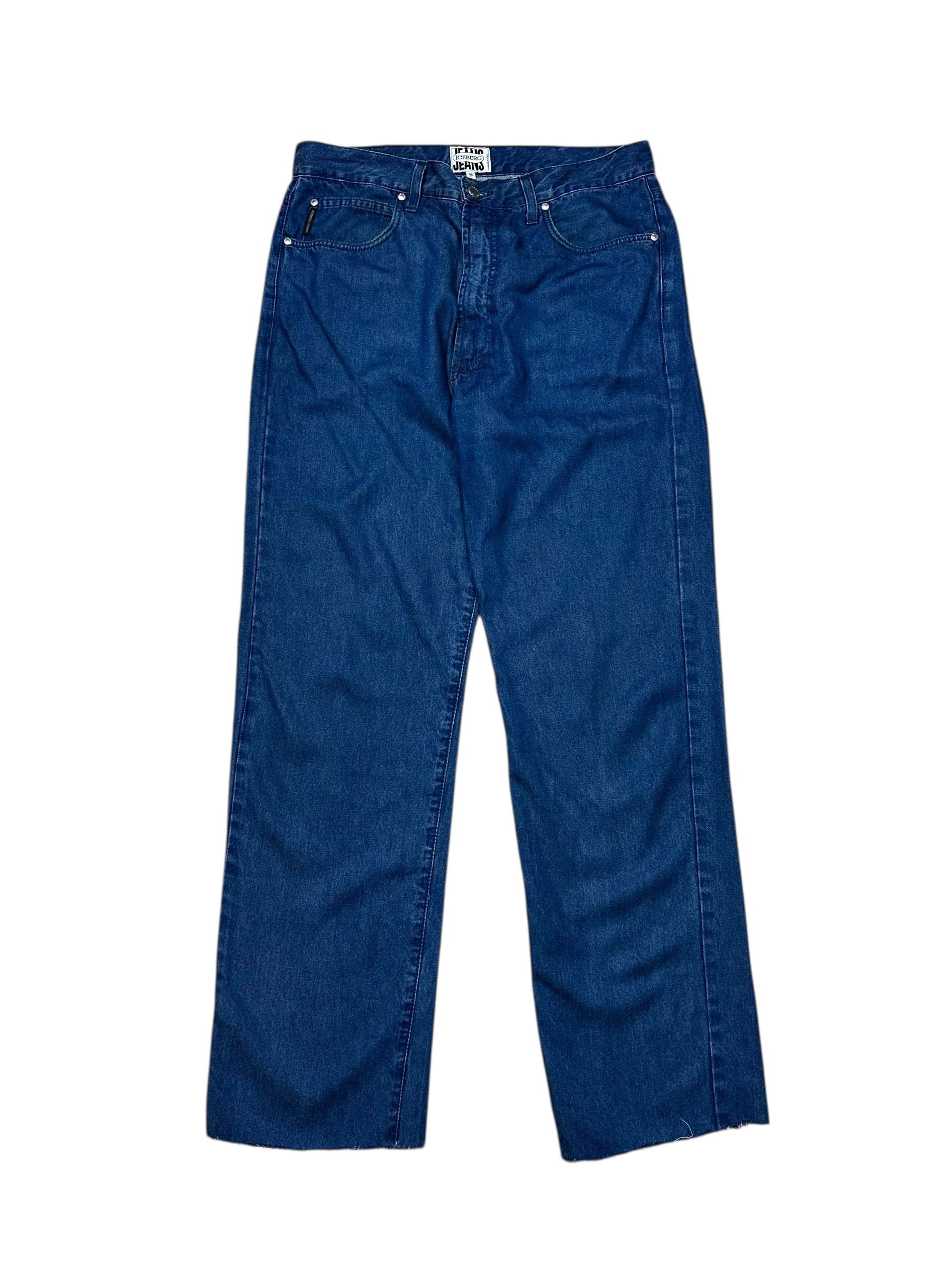 Iceberg Iceberg vintage light denim wide jeans Size US 36 / EU 52 - 1 Thumbnail