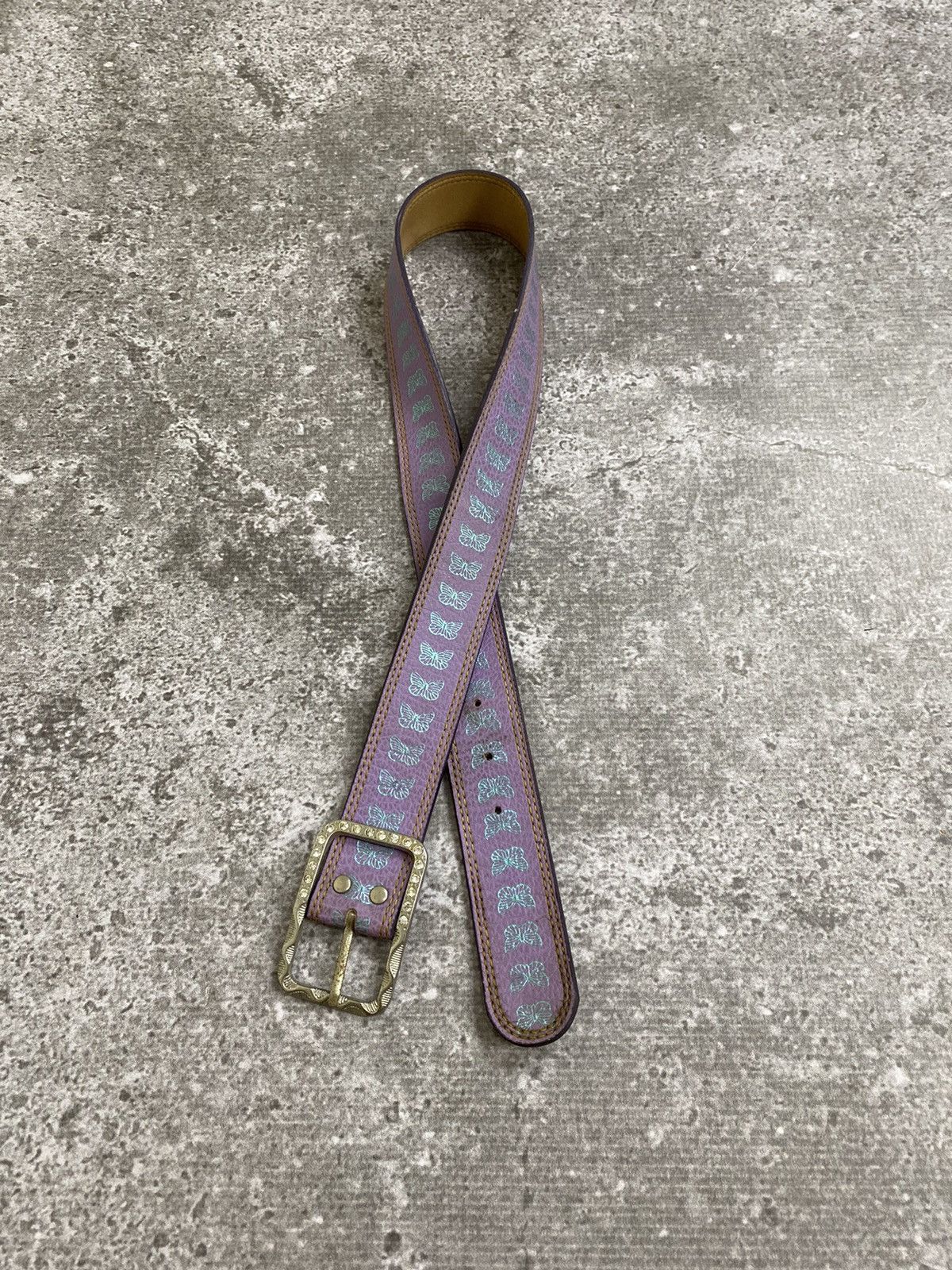 Chanel Coco Mark Ladybug Belt in Silver, Red, and Purple Metal for Women Leather belt - Calfskin & metal, burgundy & gold — Fashion  main image 3