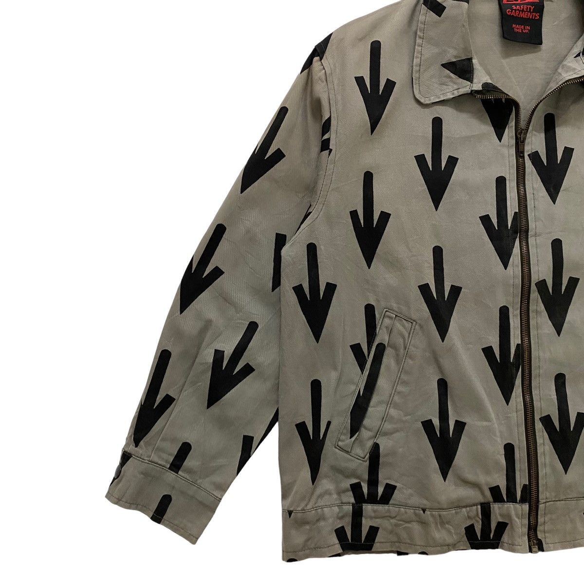 Vintage ⚡️POSE Safety Garment arrow design zipper jacket Size US M / EU 48-50 / 2 - 3 Thumbnail