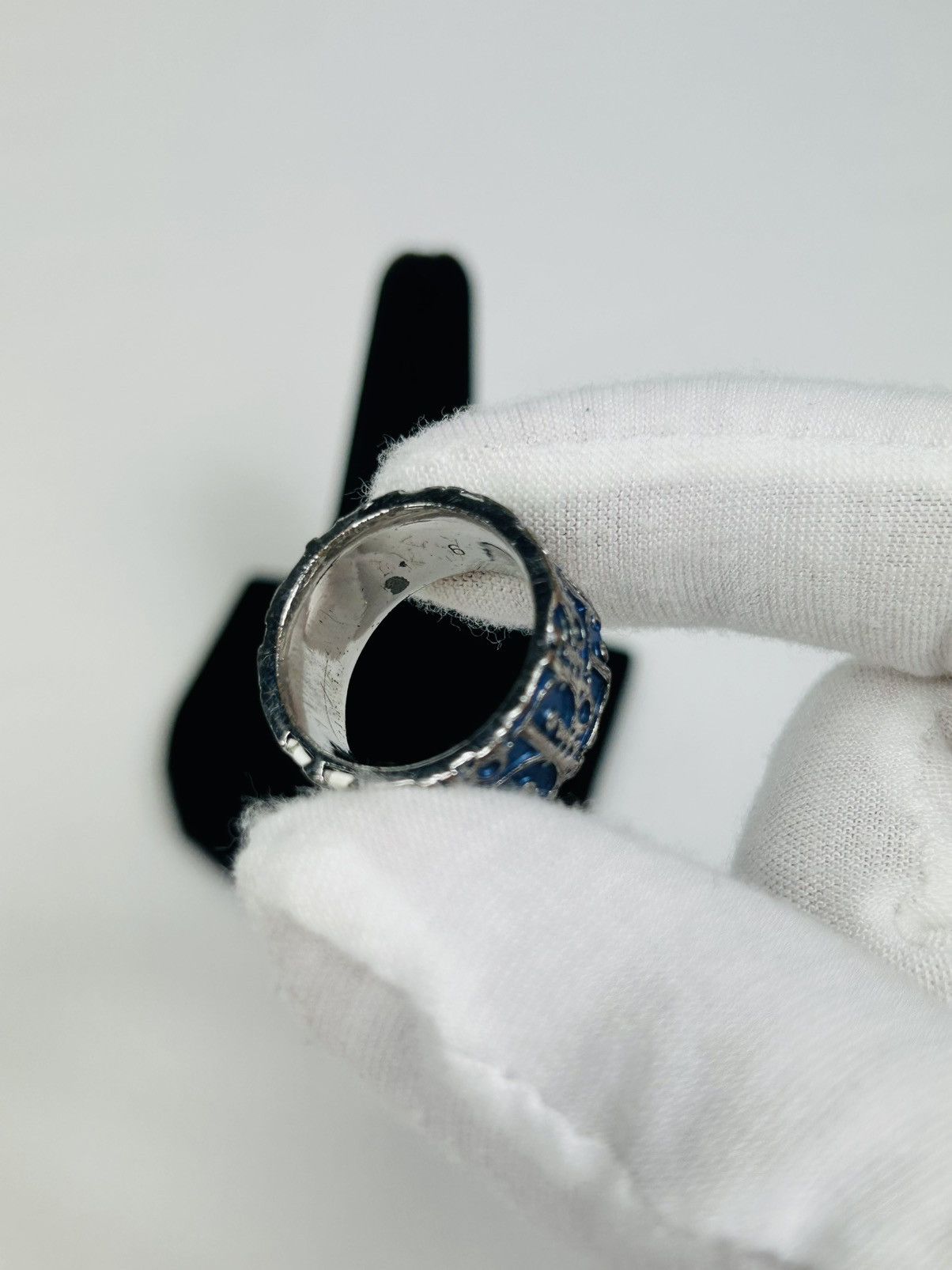 Dior Dior Blue Trotter 2 Ring Size 6 Size ONE SIZE - 6 Thumbnail