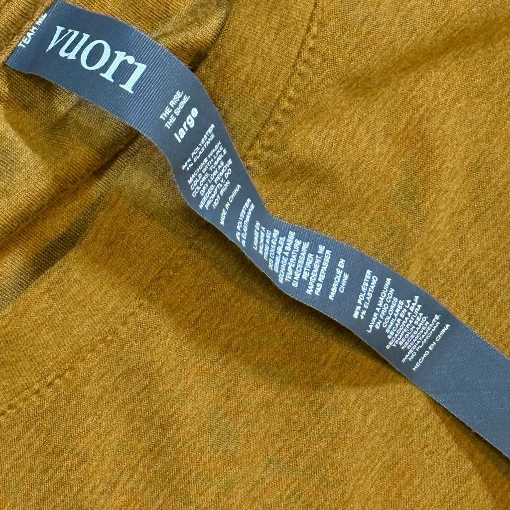 WISDOM Vuori Men’s The Rise Tee Shirt Large Size US L / EU 52-54 / 3 - 6 Thumbnail