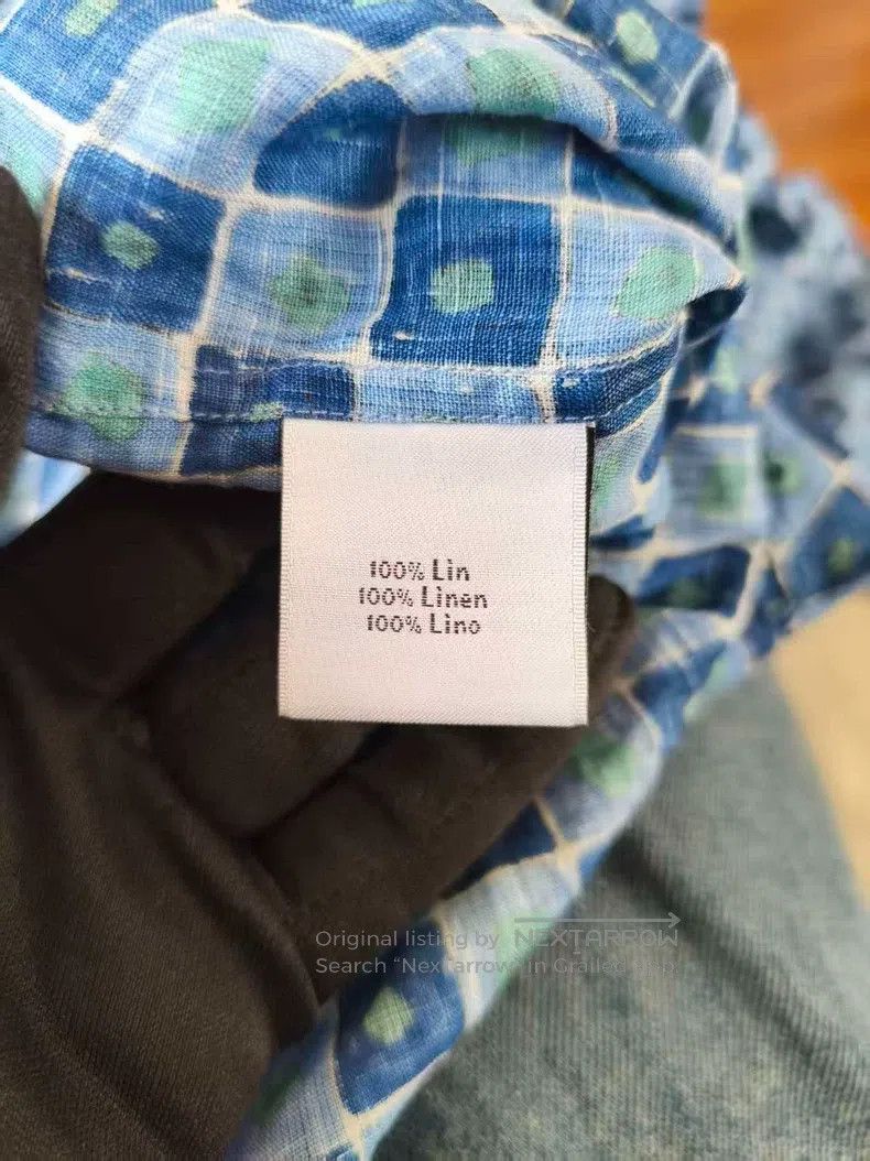 Hermes Hermes size 39 Shirt, Blue, 100% Linen Size XXS / US 00 / IT 34 - 3 Thumbnail