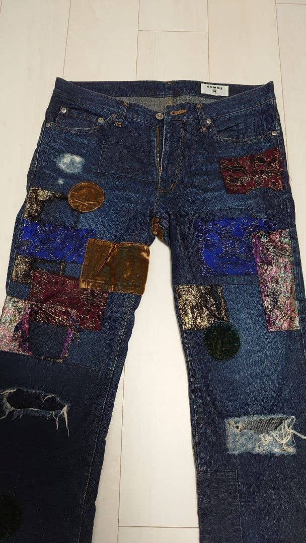 GOMME HOMME ethnic patchworks Men's Jeans cobain number nine