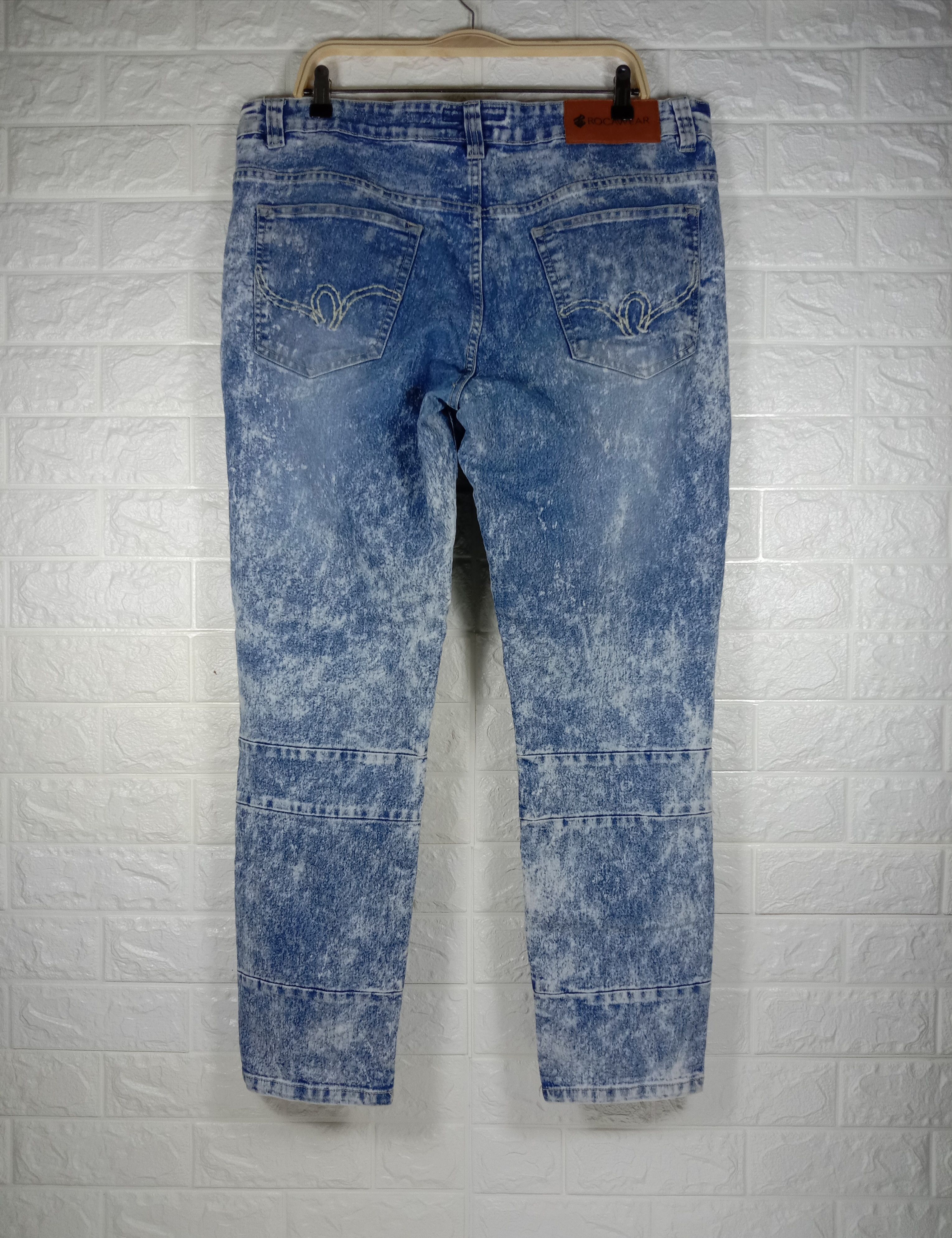 Beauty Beast Indigo Dye Rocawear Jeans Slim Fit Denim Size US 38 / EU 54 - 5 Thumbnail