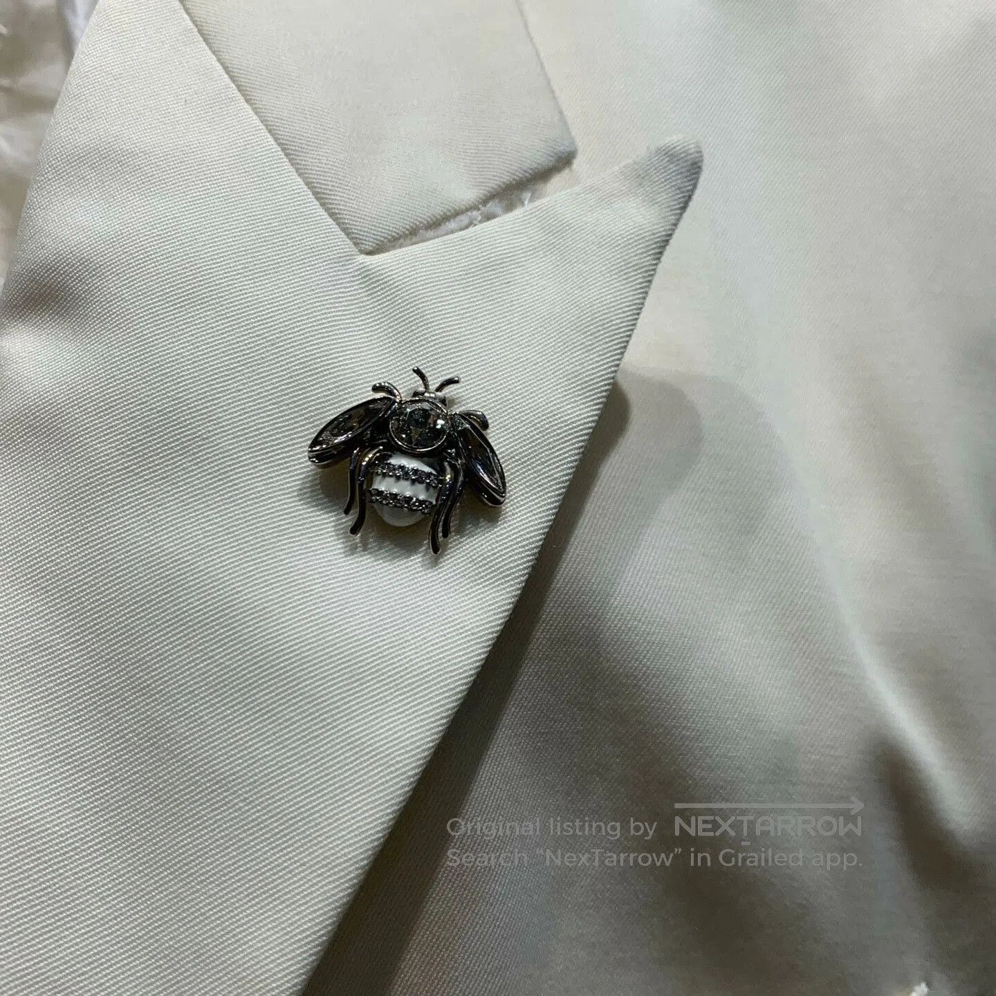 Dior Dior Beige Bee Blazer Jacket. Size US L / EU 52-54 / 3 - 8 Thumbnail