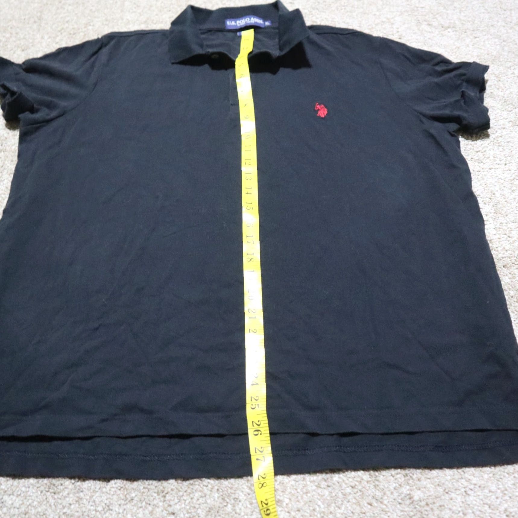 Vintage US Polo Assn Polo Shirt Short Sleeve Adult Mens XL Black Shirt Size US XL / EU 56 / 4 - 6 Thumbnail
