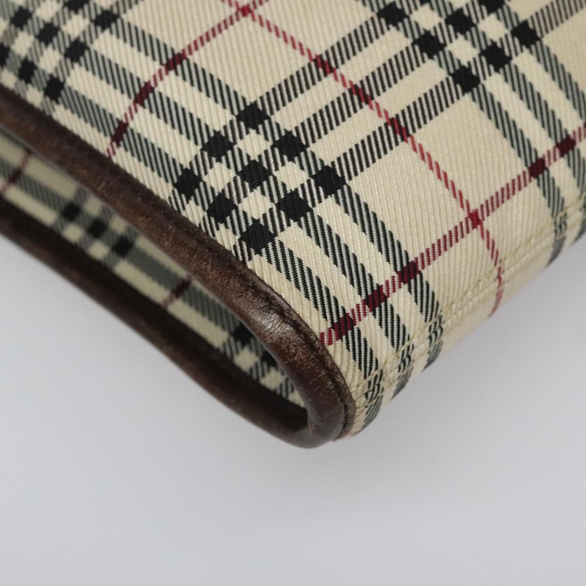 Burberry Burberry Nova Check Shoulder Bag Canvas Beige Size ONE SIZE - 9 Thumbnail