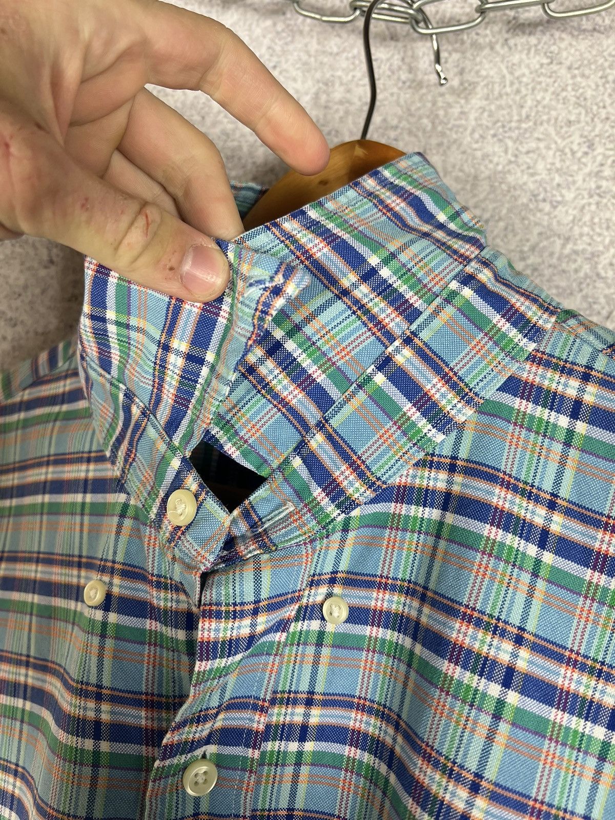 Polo Ralph Lauren Polo Ralph Lauren Check Country Shirt Longsleeve Size US XL / EU 56 / 4 - 5 Thumbnail