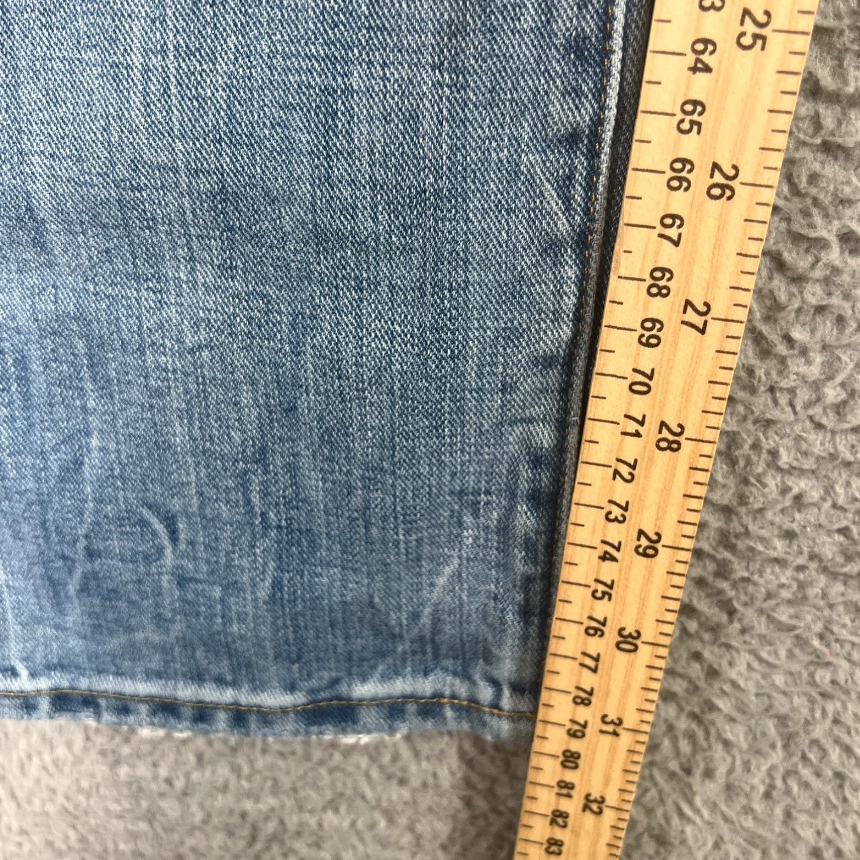 American Eagle Outfitters VINTAGE American Eagle Jeans Mens Slim Straight Denim 34x31 Distressed Light Wash All Seasons Size US 34 / EU 50 - 2 Thumbnail