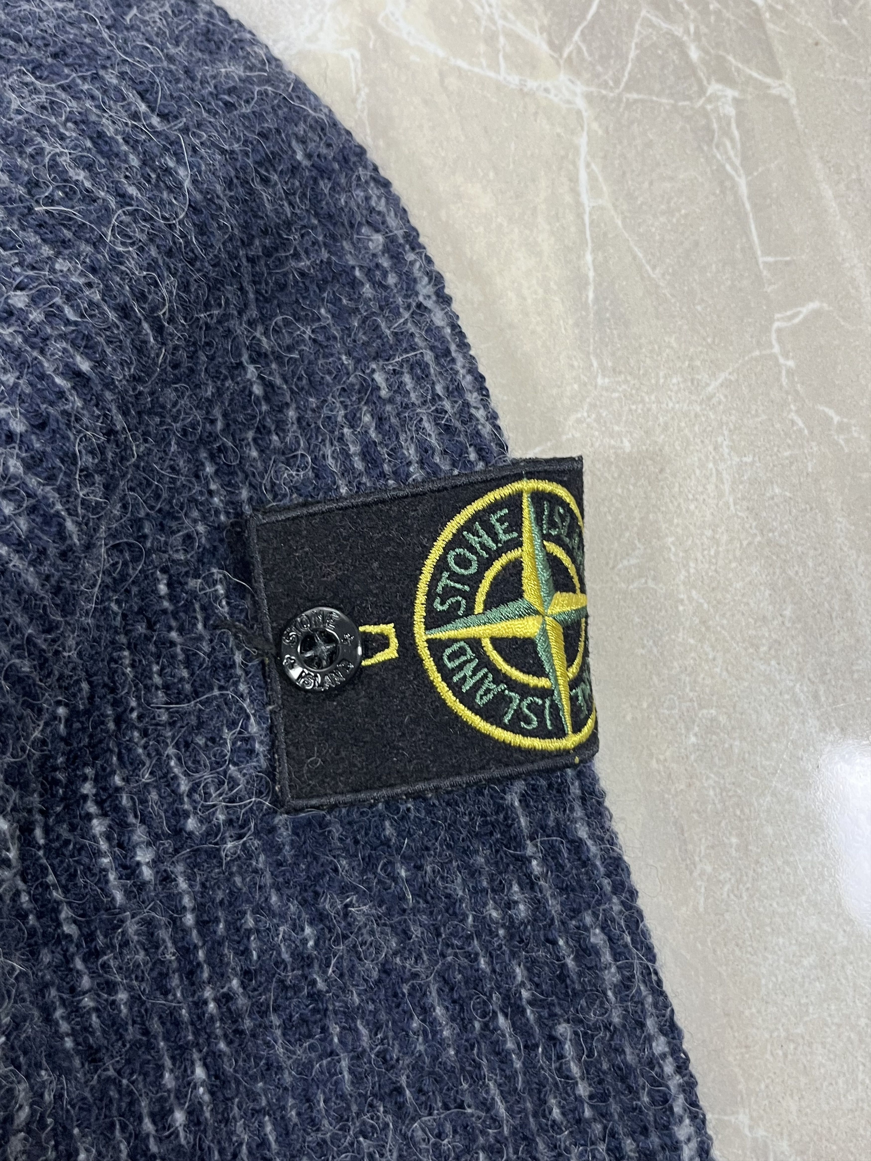 Stone Island Vintage Blue/Grey Knitwear Stone Island 2 Face - Size S Size US S / EU 44-46 / 1 - 7 Thumbnail