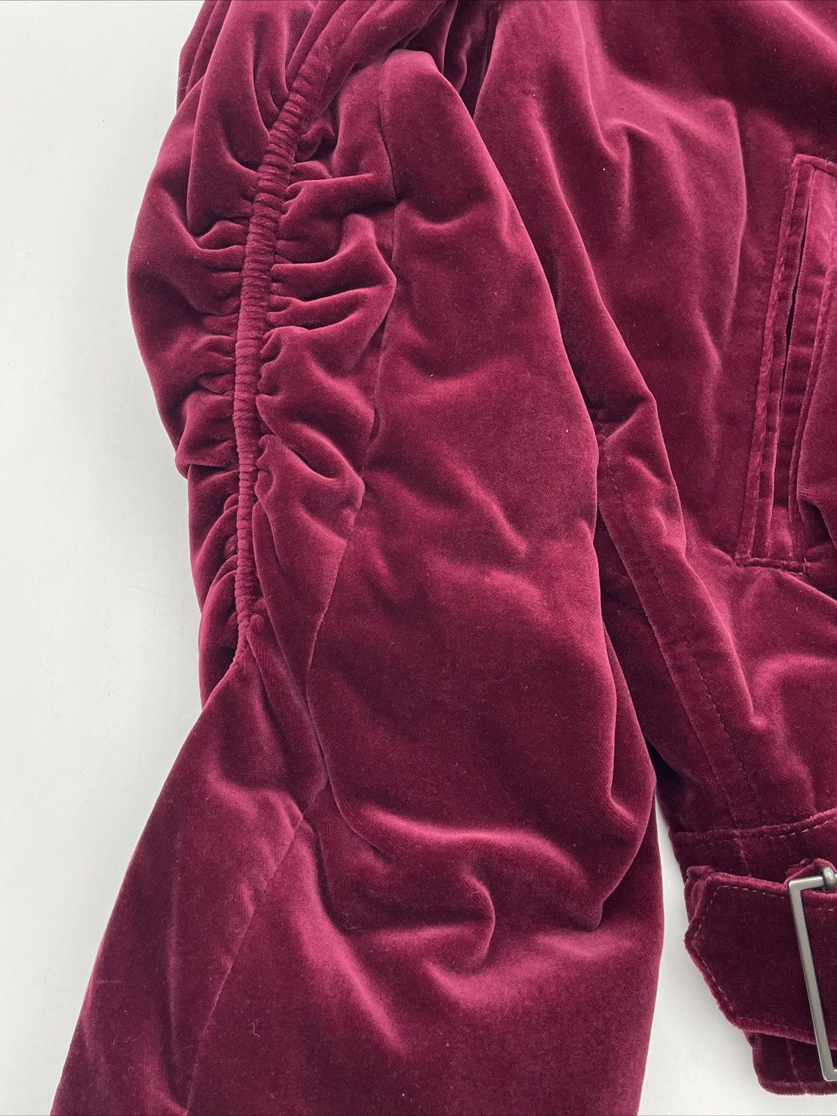 Haider Ackermann Rare Size Underground 2020 Burgundy Velvet Bomber Size US XXL / EU 58 / 5 - 9 Thumbnail