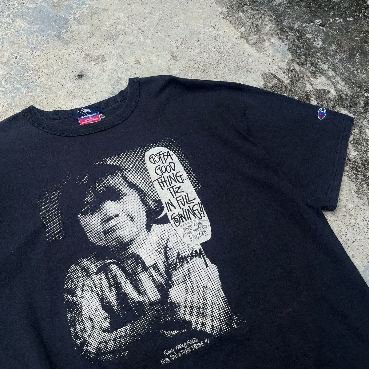 Stussy Stussy X Champion 2004 TOYOHASHI 9th Anniversary Rare Size US XL / EU 56 / 4 - 2 Thumbnail