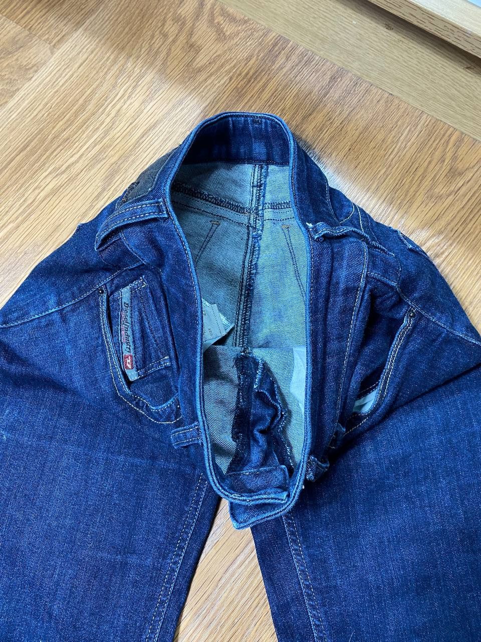 Diesel × Japanese Brand Crazy Crash Dirty Baggy Faded Jean Japan Avant Garde Style Size US 27 - 17 Thumbnail