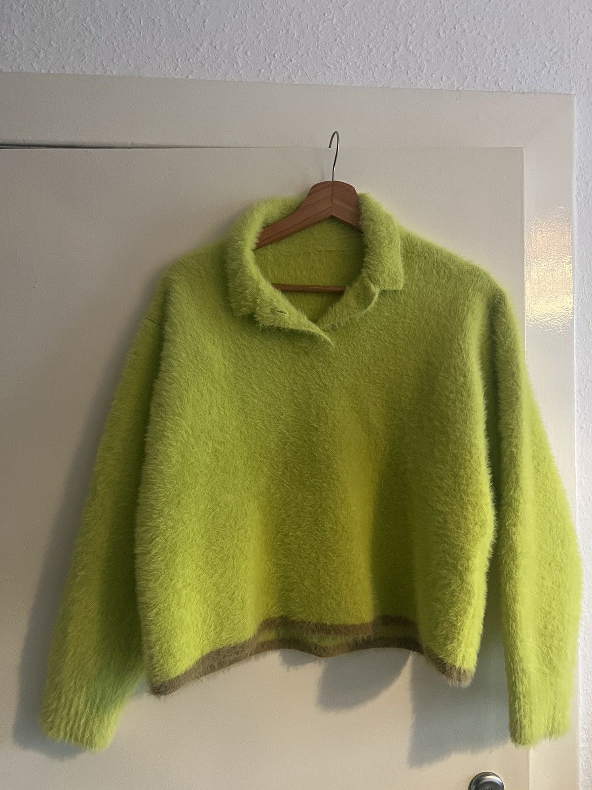 image of Jacquemus Le Neve Polo in Green, Women's (Size Small)