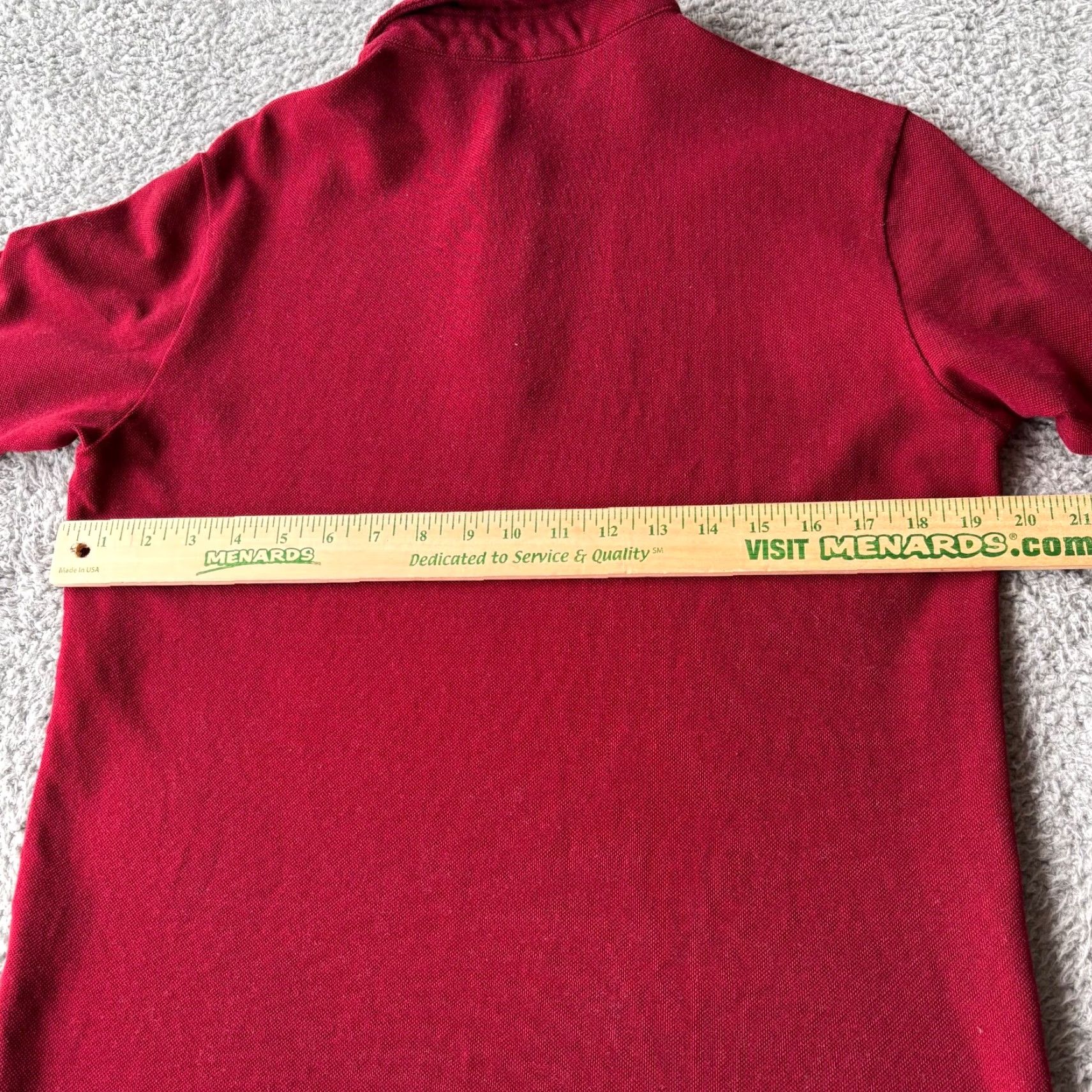 Vintage Spier & Mackay Men's Premium Cotton Short Sleeve Polo Shirt Red Medium Size US M / EU 48-50 / 2 - 5 Thumbnail