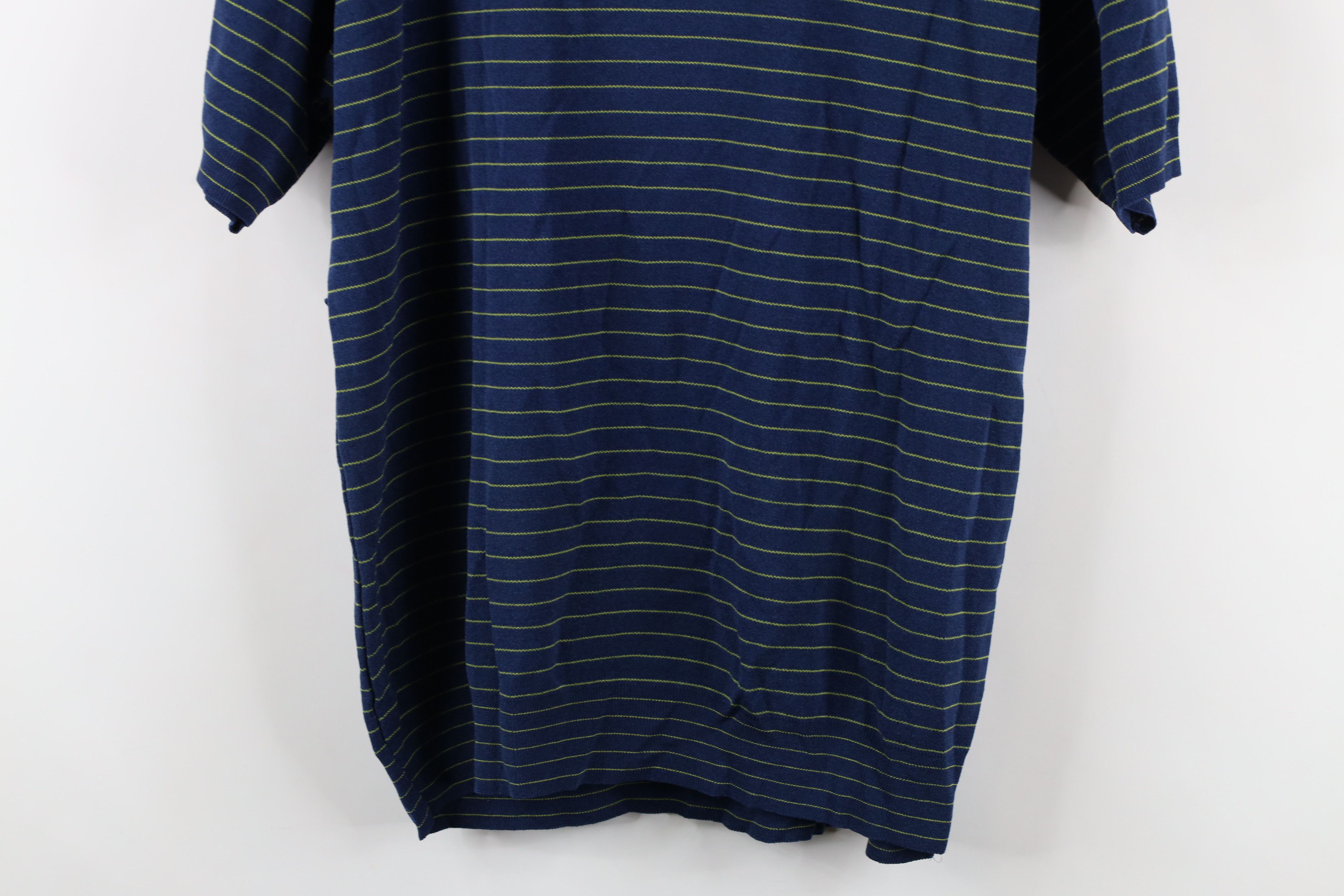 Vintage Vintage 50s 60s Streetwear Knit Striped T-Shirt Blue USA Size US M / EU 48-50 / 2 - 12 Thumbnail
