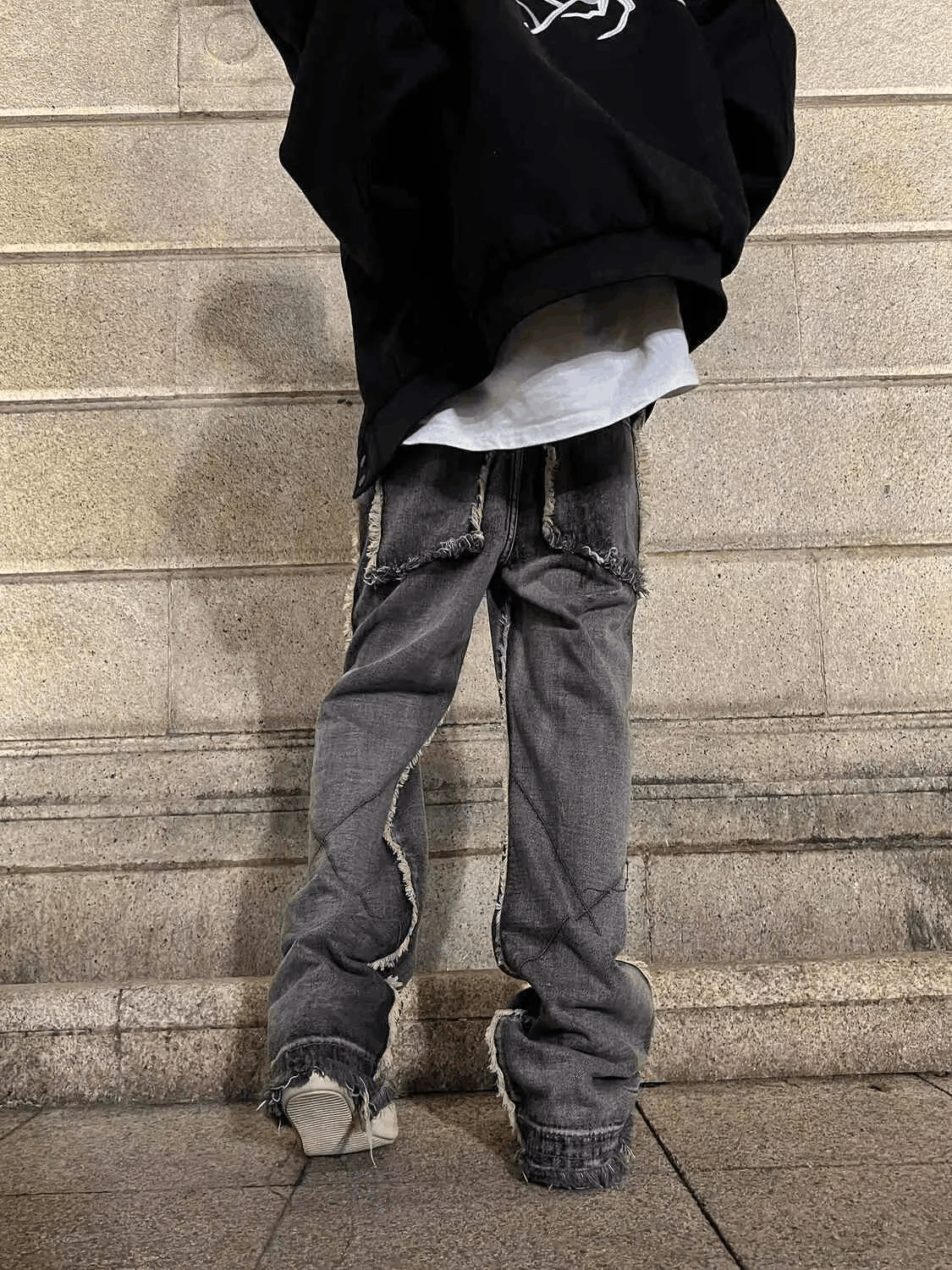 Designer × Jean × Vintage Vintage patchwork baggy hip hop Y2K jeans Size US 28 / EU 44 - 3 Thumbnail