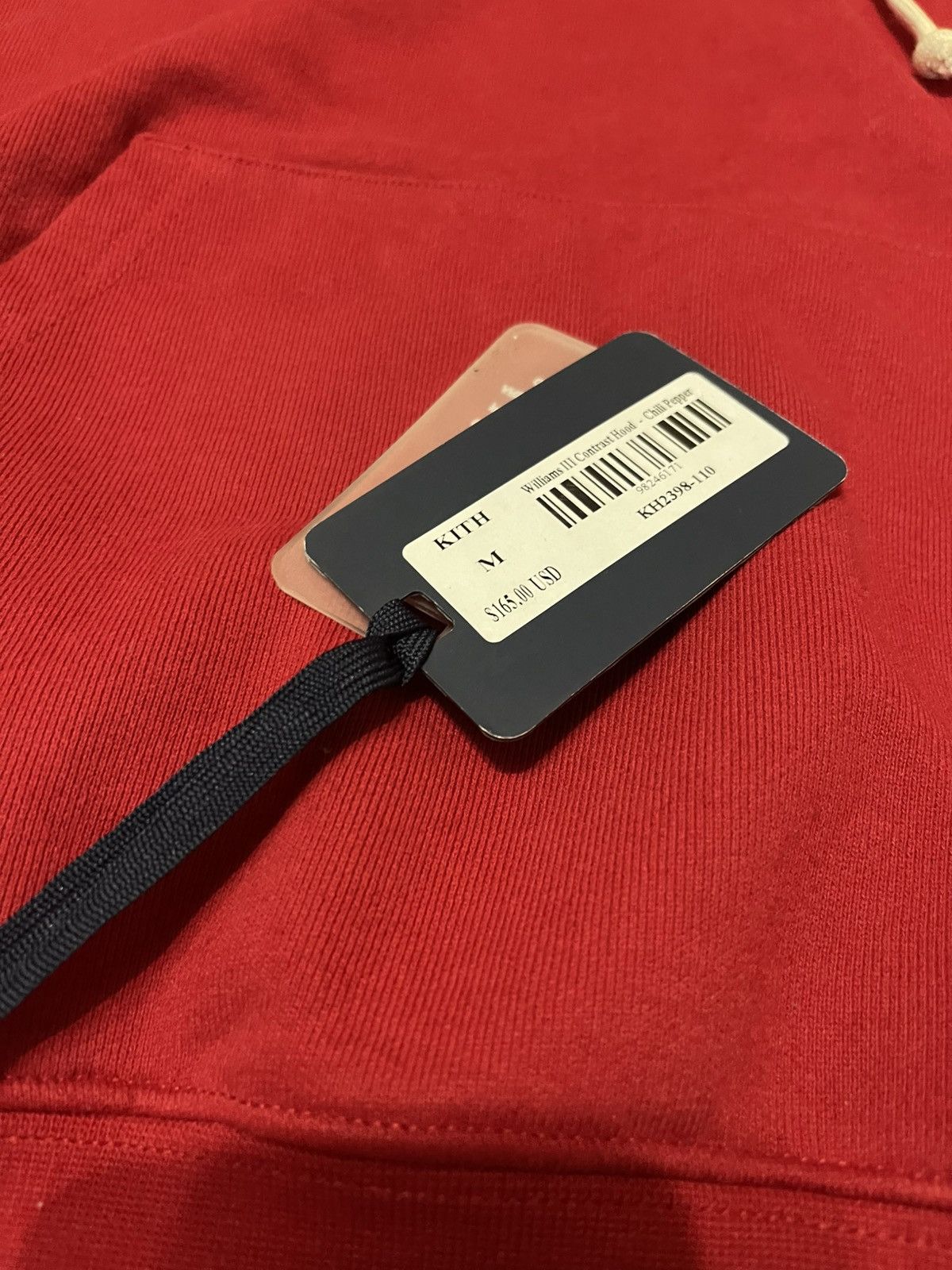 Kith Kith Williams III Contrast Hoodie - Chilli Pepper Size US M / EU 48-50 / 2 - 3 Thumbnail
