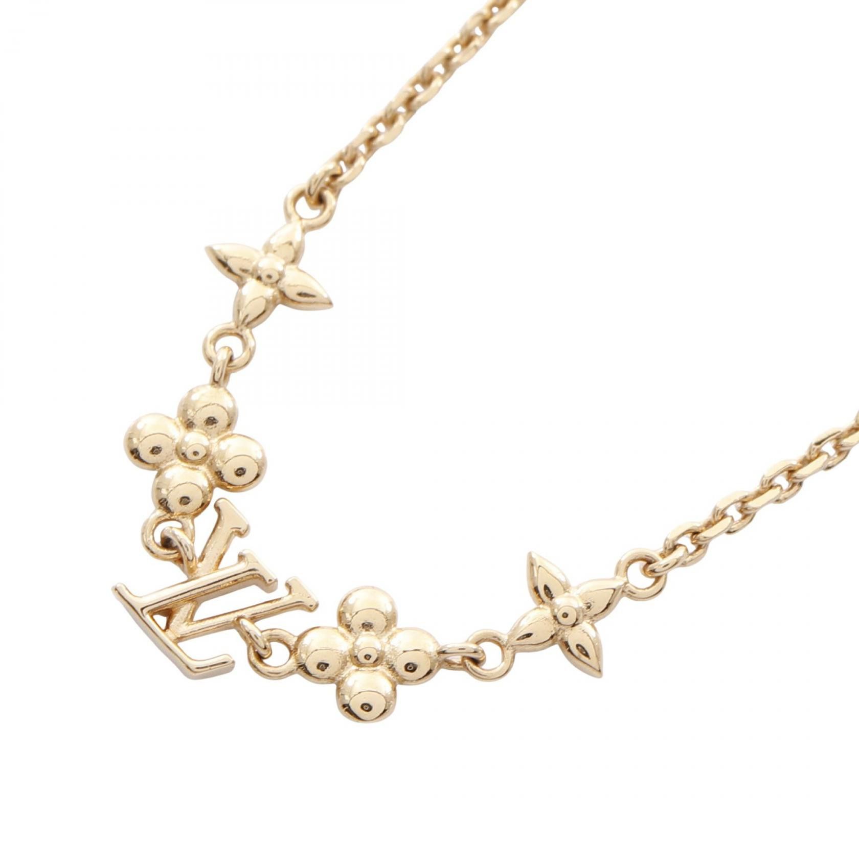 Louis Vuitton Louis Vuitton Louis Vuitton Baby Louis Necklace Metal Necklace M01614 Size ONE SIZE - 1 Thumbnail