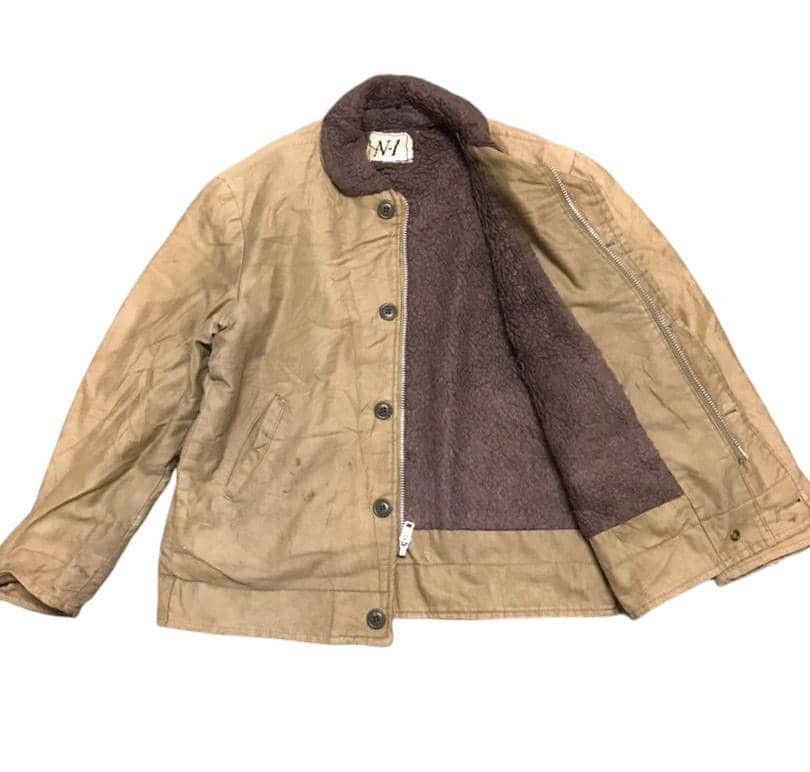 Vintage Vintage N-1 Khaki Jacket Size US XL / EU 56 / 4 - 4 Thumbnail
