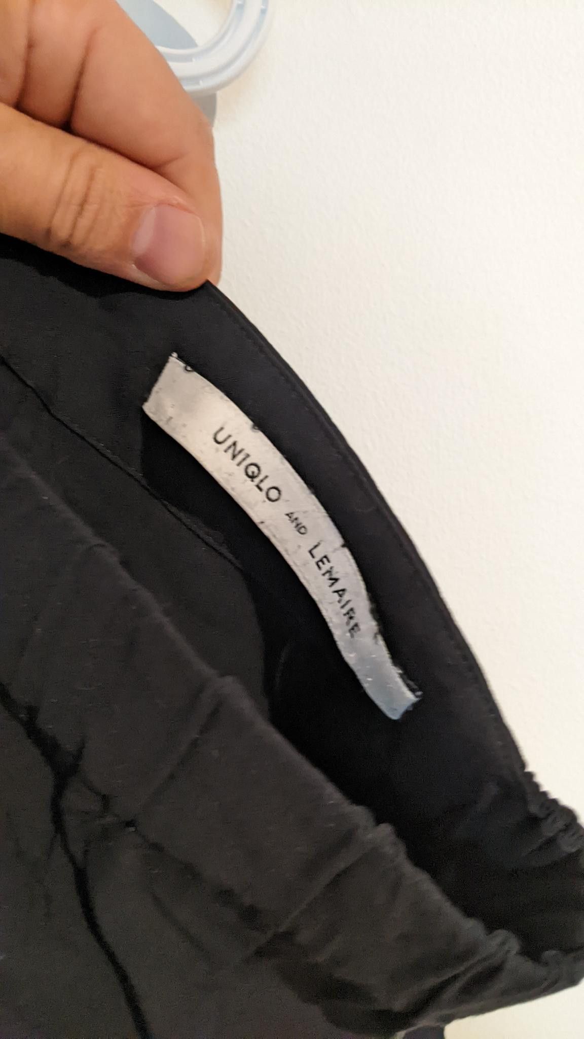 Lemaire × Uniqlo Uniqlo and Lemaire black pants Size 28" / US 6 / IT 42 - 2 Thumbnail