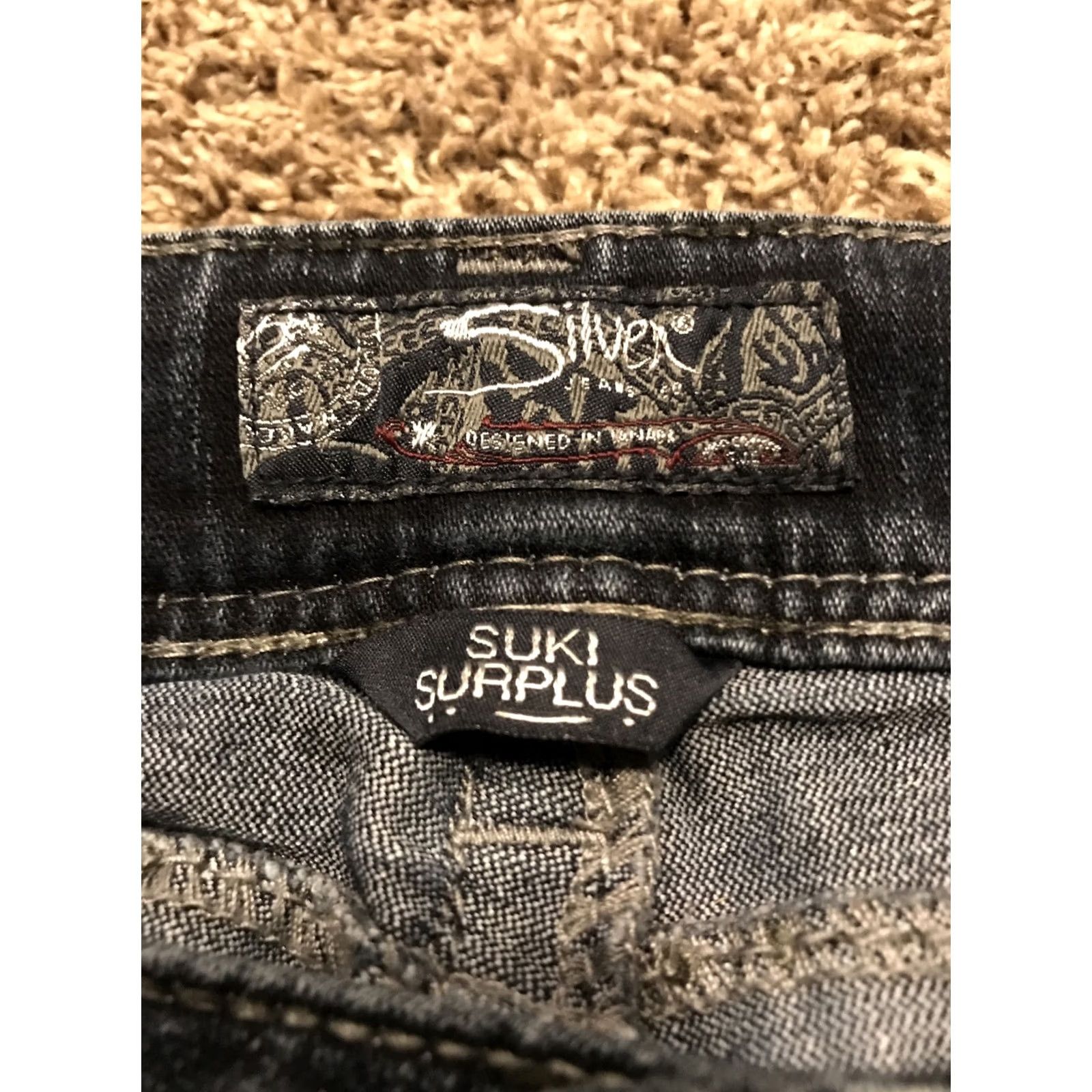 Vintage Silver Jeans Suki Surplus - Womens Size 29 Cotton Blend Bootcut Size 29" - 5 Thumbnail
