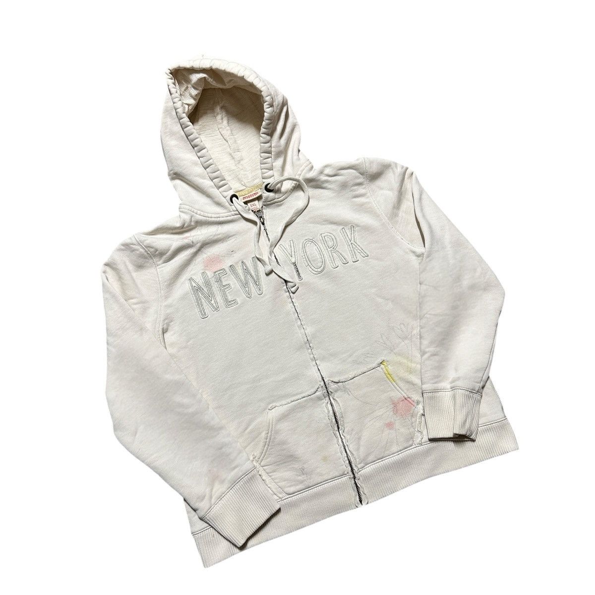 Mossimo × Vintage Vintage Y2K Women’s Mossimo New York Full Zip Hoodie Size XL / US 12-14 / IT 48-50 - 9 Thumbnail