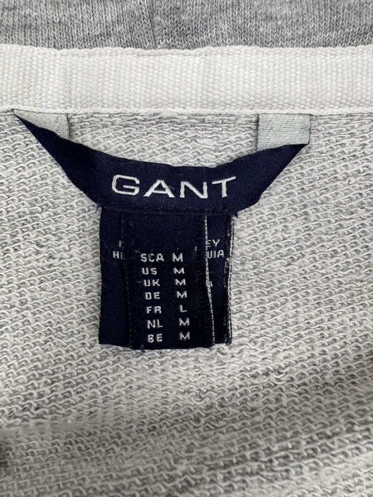 Gant Gant Women Zip Hoodie Grey Size M Size M / US 6-8 / IT 42-44 - 4 Thumbnail
