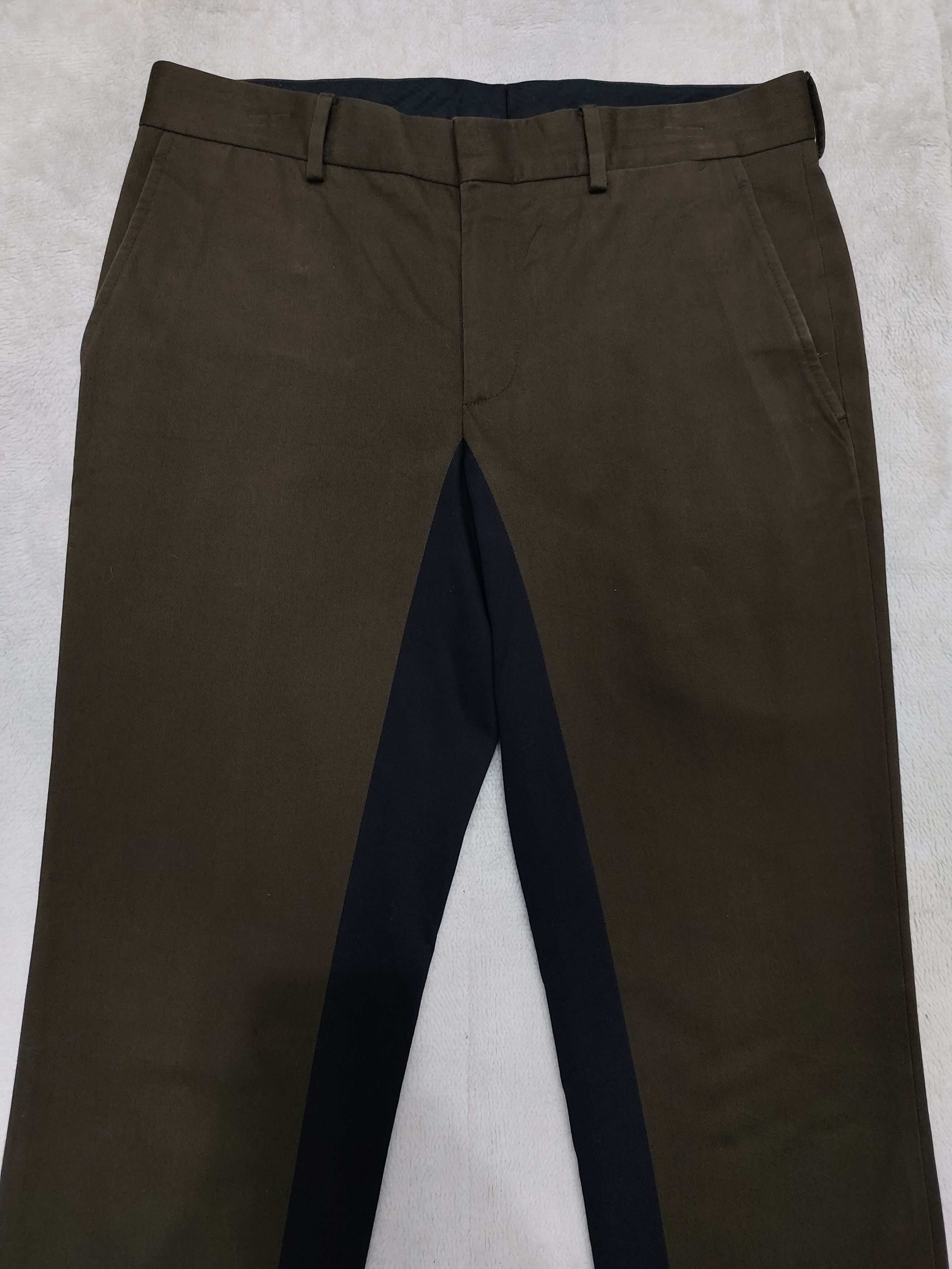 Hermes × Vintage GRAIL 🇫🇷 Vtg Hermes 2 Tone Trouser Size US 32 / EU 48 - 2 Thumbnail