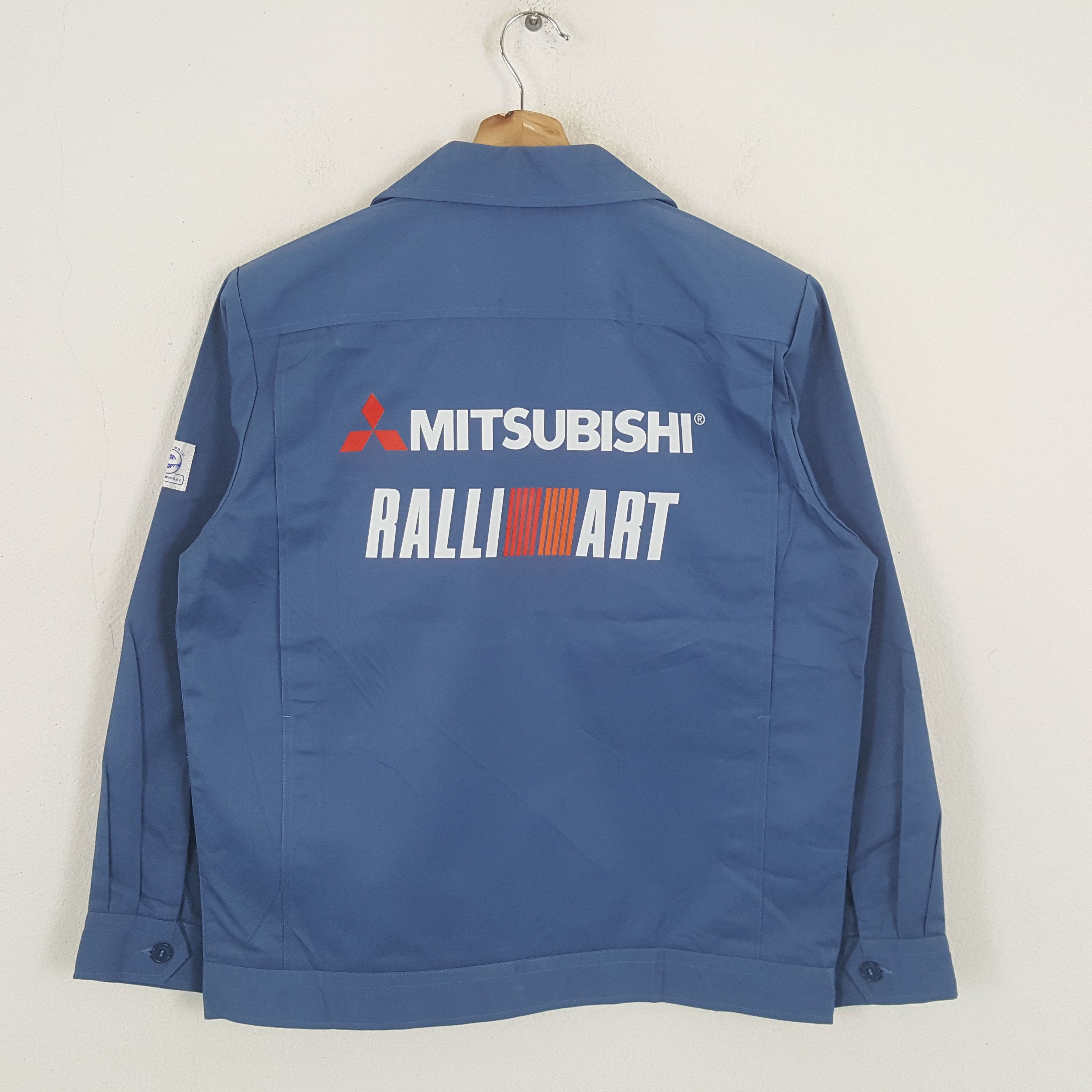 Japanese Brand × Vintage Vintage Mitsubishi RalliArt Japanese Racing Custom Jacket Size US M / EU 48-50 / 2 - 1 Thumbnail