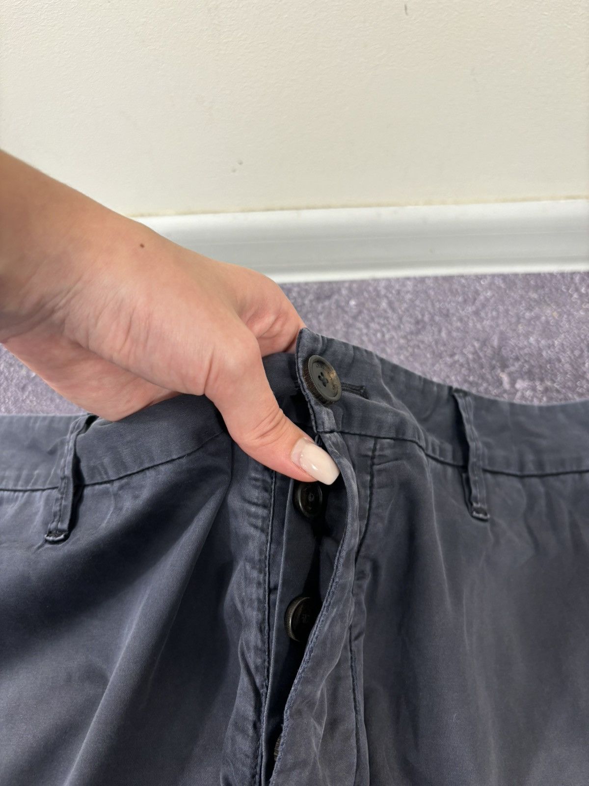 Armani Armani Jeans Men’s Faded Navy Slim Fit Luxury Pants Trousers Size US 34 / EU 50 - 16 Thumbnail
