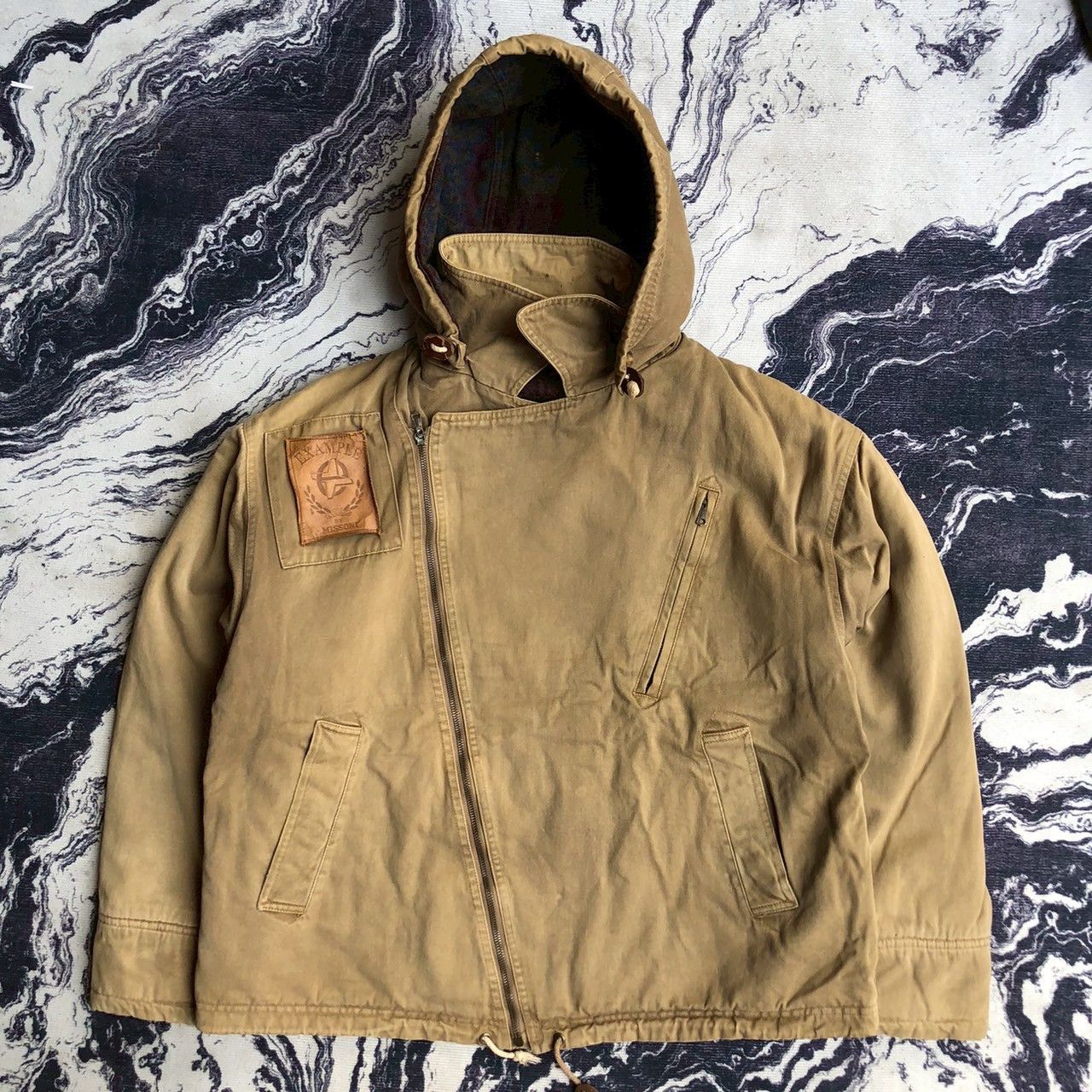 Missoni Vintage Example by Missoni Hooded Workwear Jacket Size US L / EU 52-54 / 3 - 1 Thumbnail