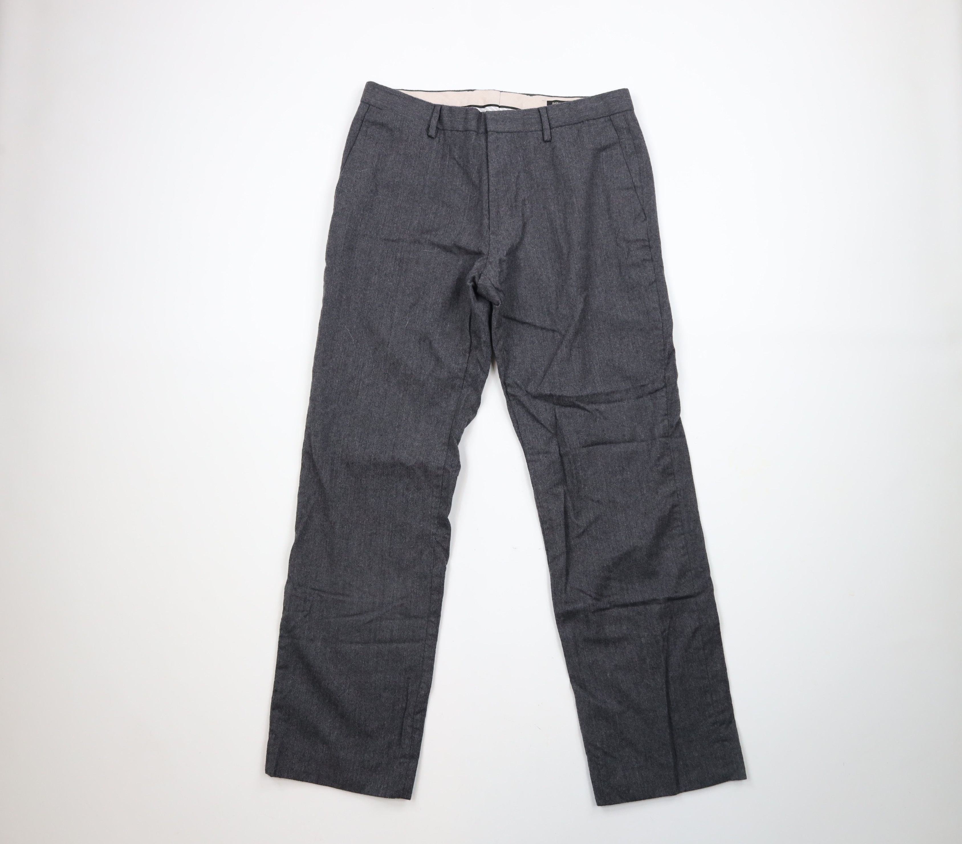 Banana Republic × Vintage Banana Republic Tailored Slim Fit Wool Chinos Pants Trousers Size US 32 / EU 48 - 1 Thumbnail
