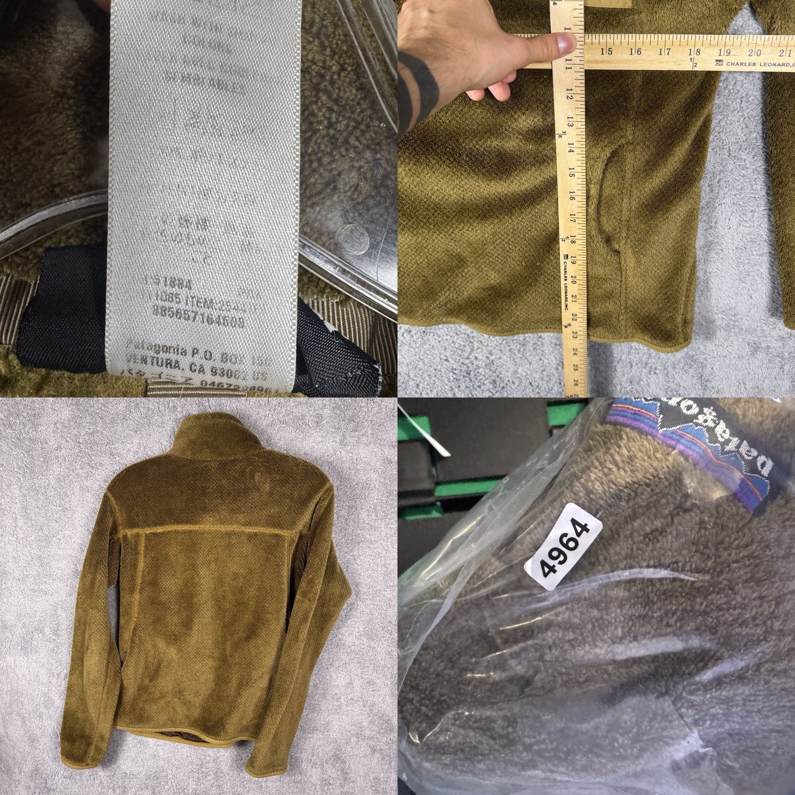 Patagonia Patagonia Re-Tool Snap-T Pullover Jacket Womens M Brown Fleece Pockets Lightweight Regular Long Sleeve Casual Outdoor Hiking Sweatshirt Size M / US 6-8 / IT 42-44 - 8 Thumbnail