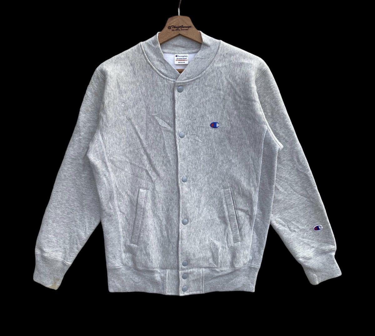 Vintage Champion Stormshell Reverse Weave Varsity Jacket