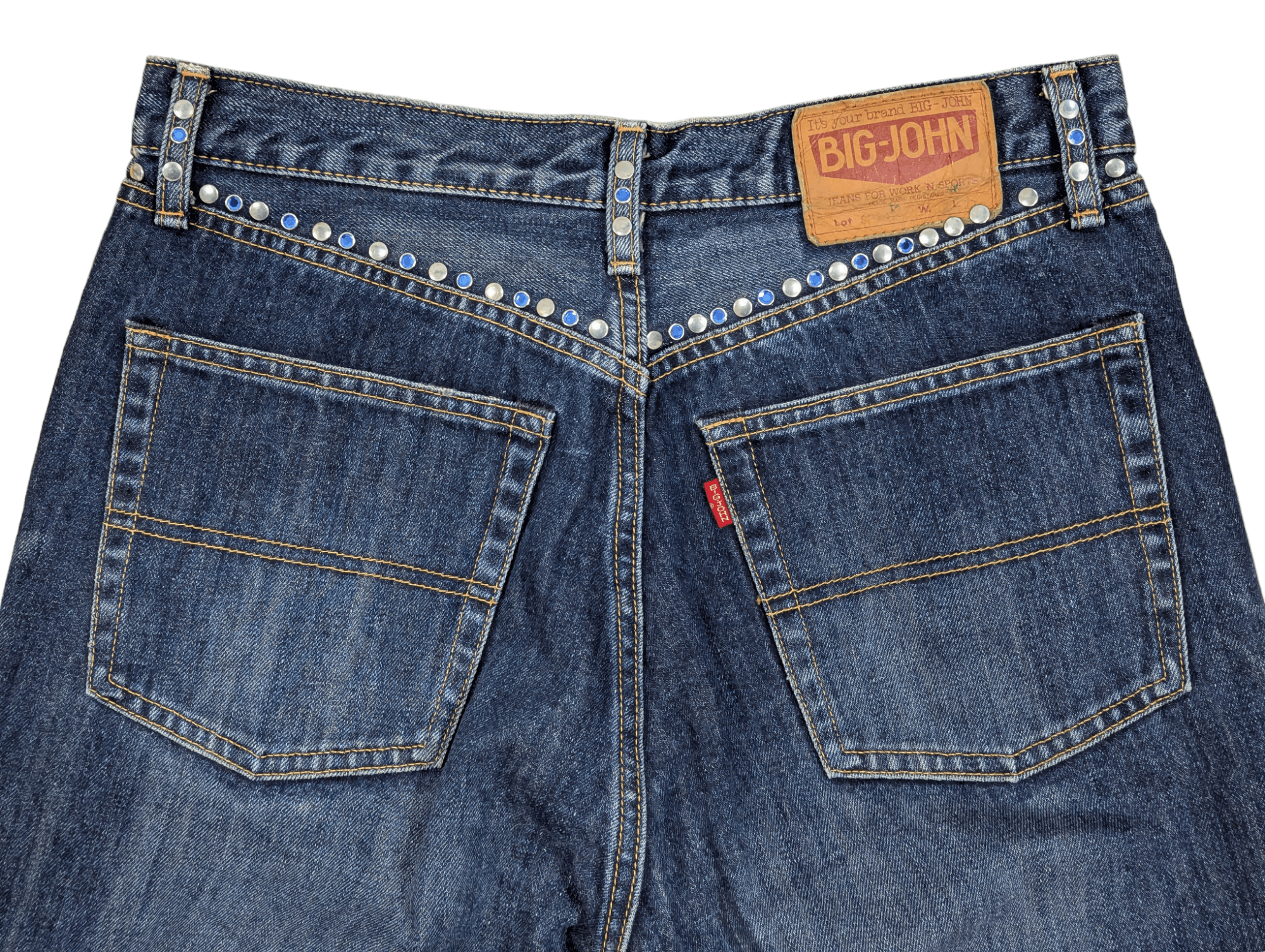 Big John Big John Flare Jeans Studded Flame Denim Size US 32 / EU 48 - 15 Thumbnail