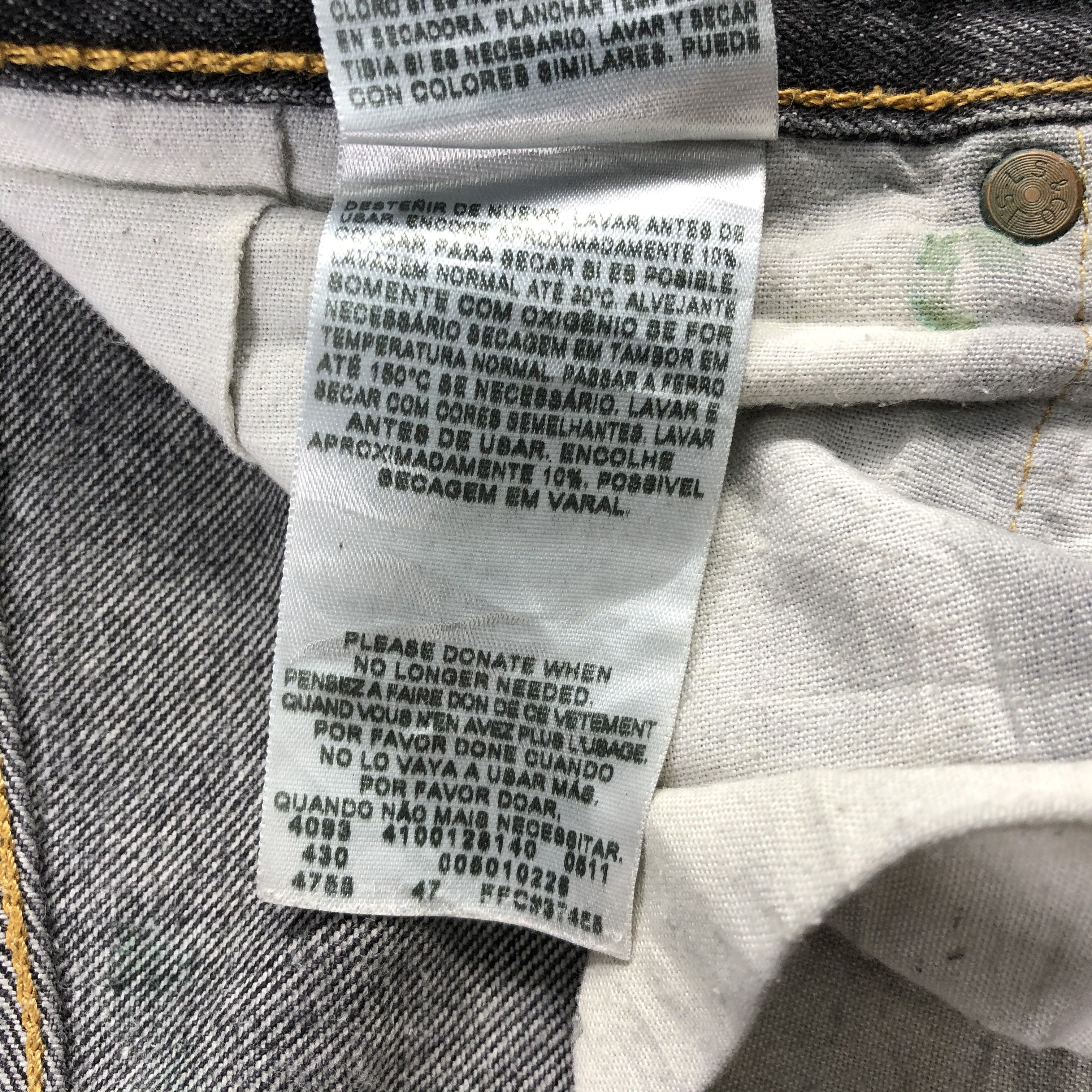 Levi's Vintage Distress Levis 501 Jeans-J1430 Size US 37 - 14 Thumbnail
