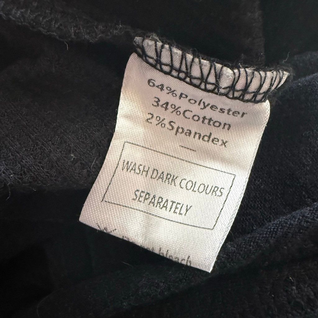 Vintage Y2K black oversized gothic boho cotton overalls wide legs M Size 30" / US 8 / IT 44 - 7 Thumbnail