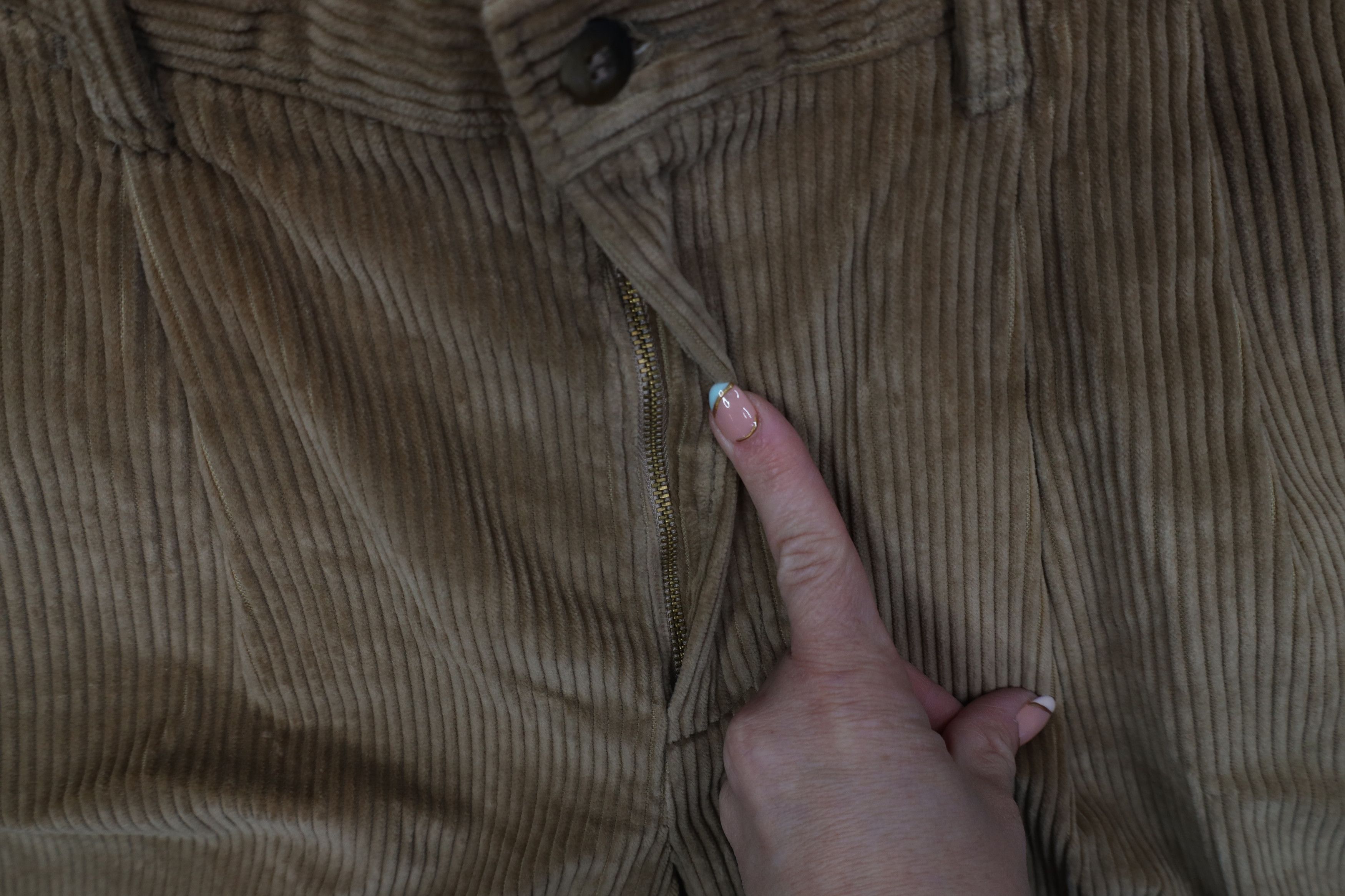 Vintage Vintage 90s Streetwear Relaxed Wide Leg Corduroy Chino Pants Size US 38 / EU 54 - 7 Thumbnail