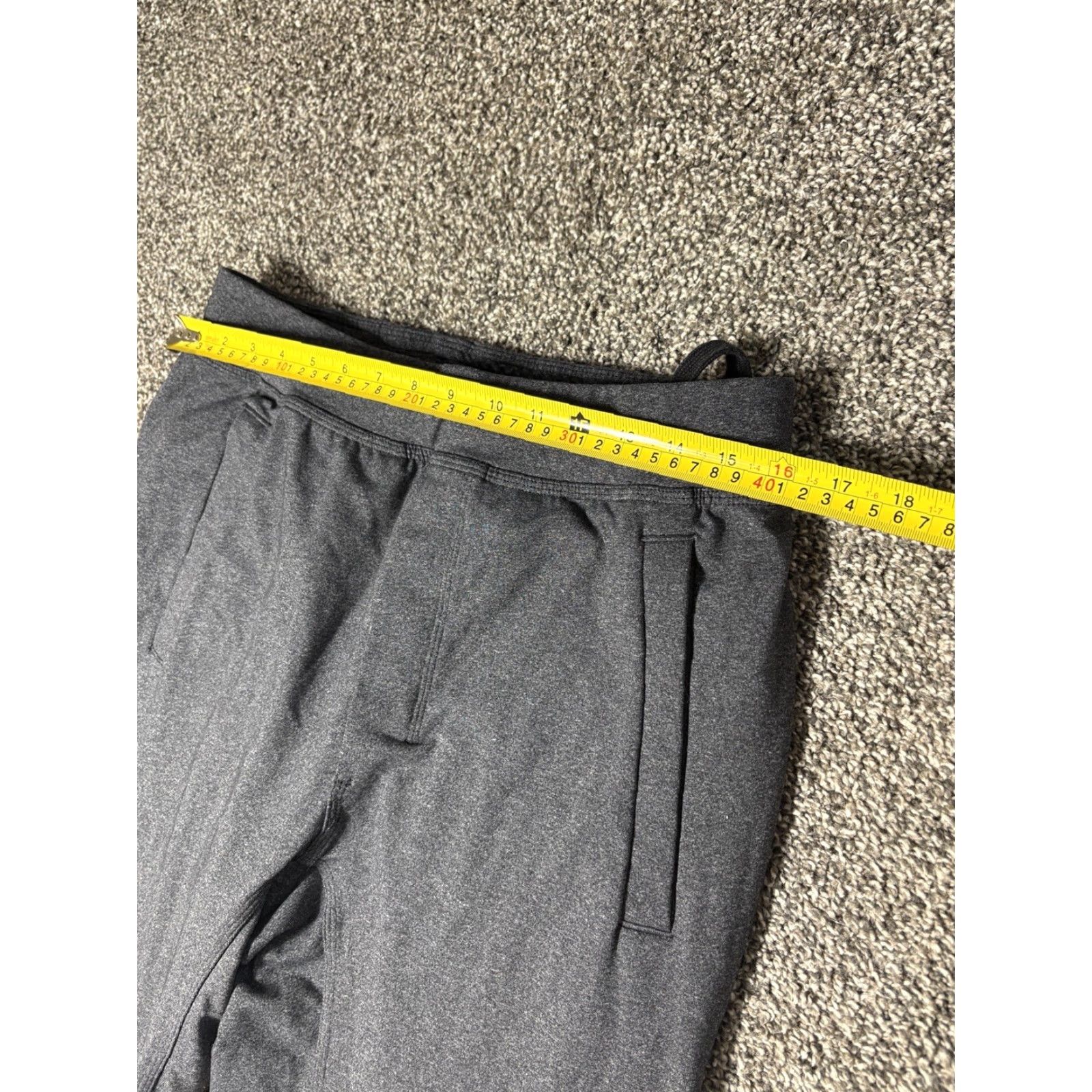 Lululemon Lululemon Jogger Pants Men L Gray Sweatpants Elastic Waist Pockets Drawstring Regular Inseam 28" Tapered Style Jogger Size US 33 - 4 Thumbnail